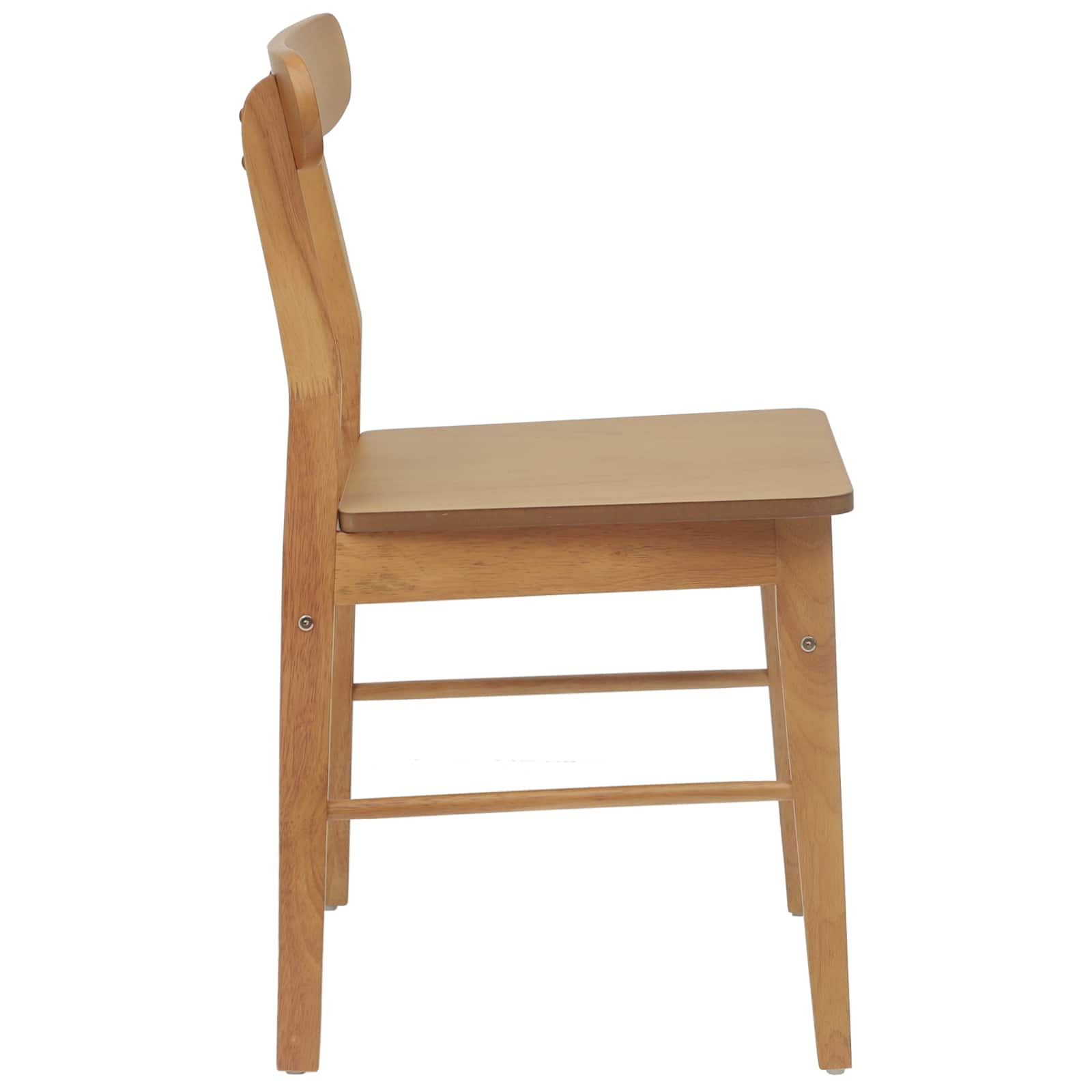 Chaise de salle à manger 2 pcs Naturel 43 x 44,5 x 77 cm - XIOS