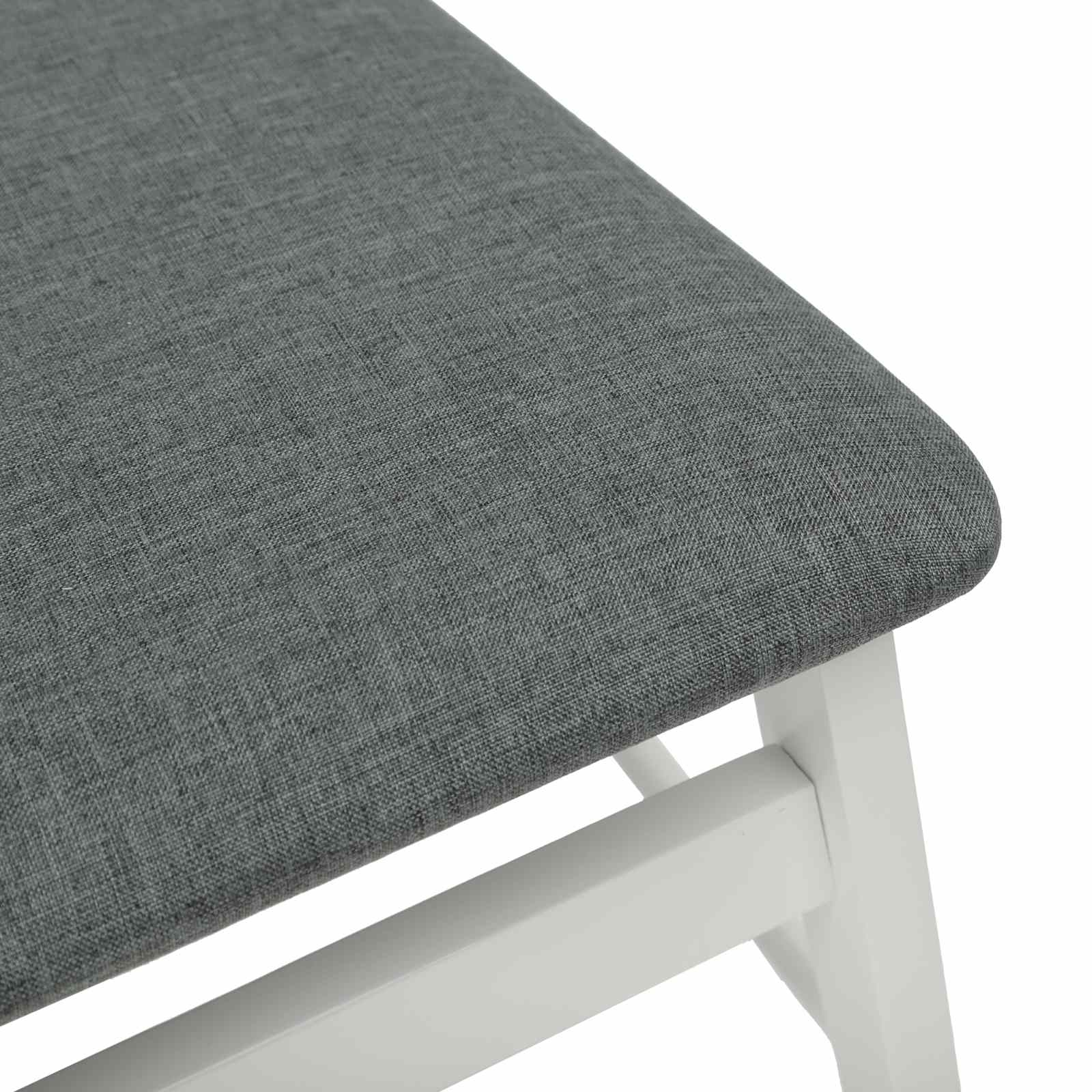 Chaise de salle à manger 2 pcs Blanc et Gris - XIOS