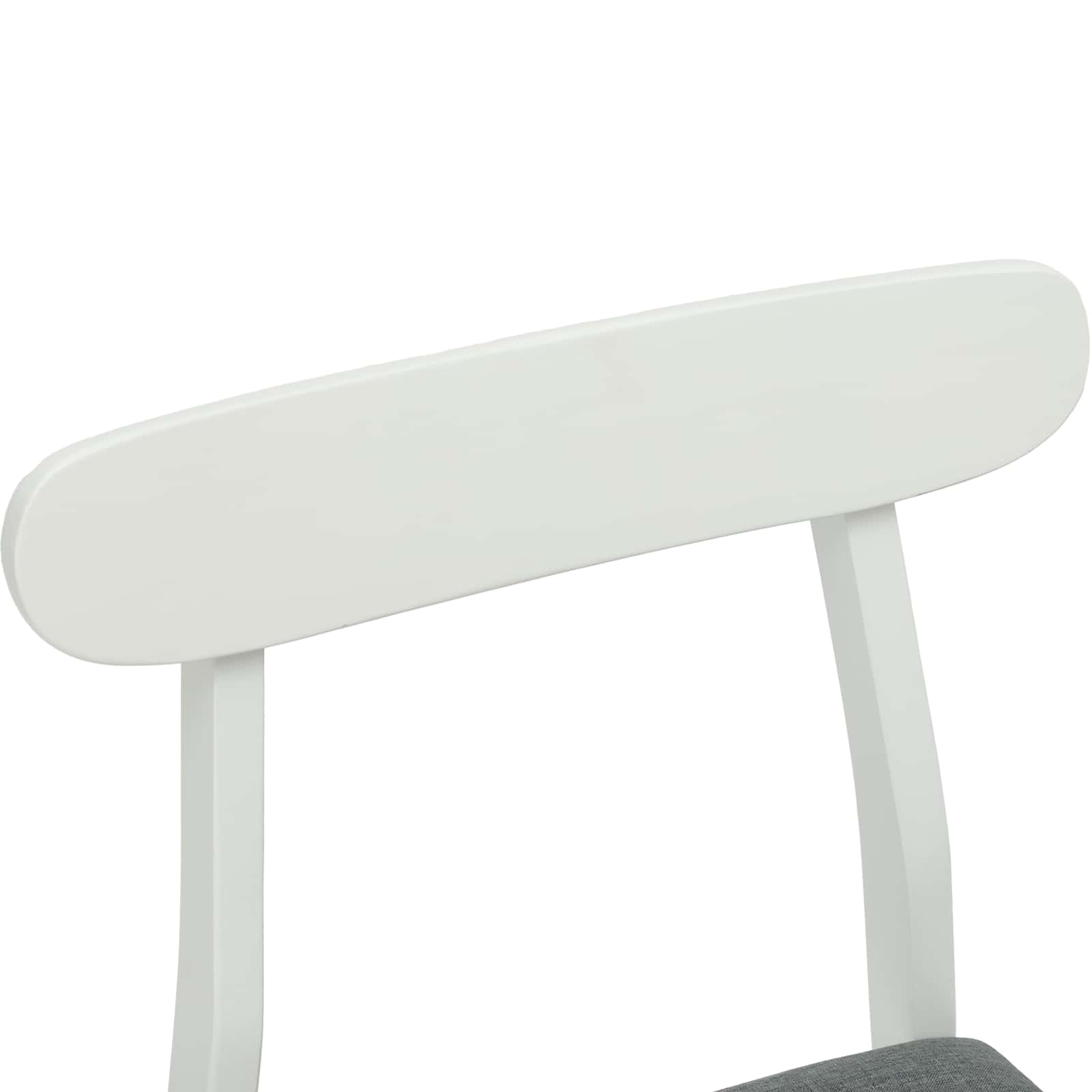 Chaise de salle à manger 2 pcs Blanc et Gris - XIOS