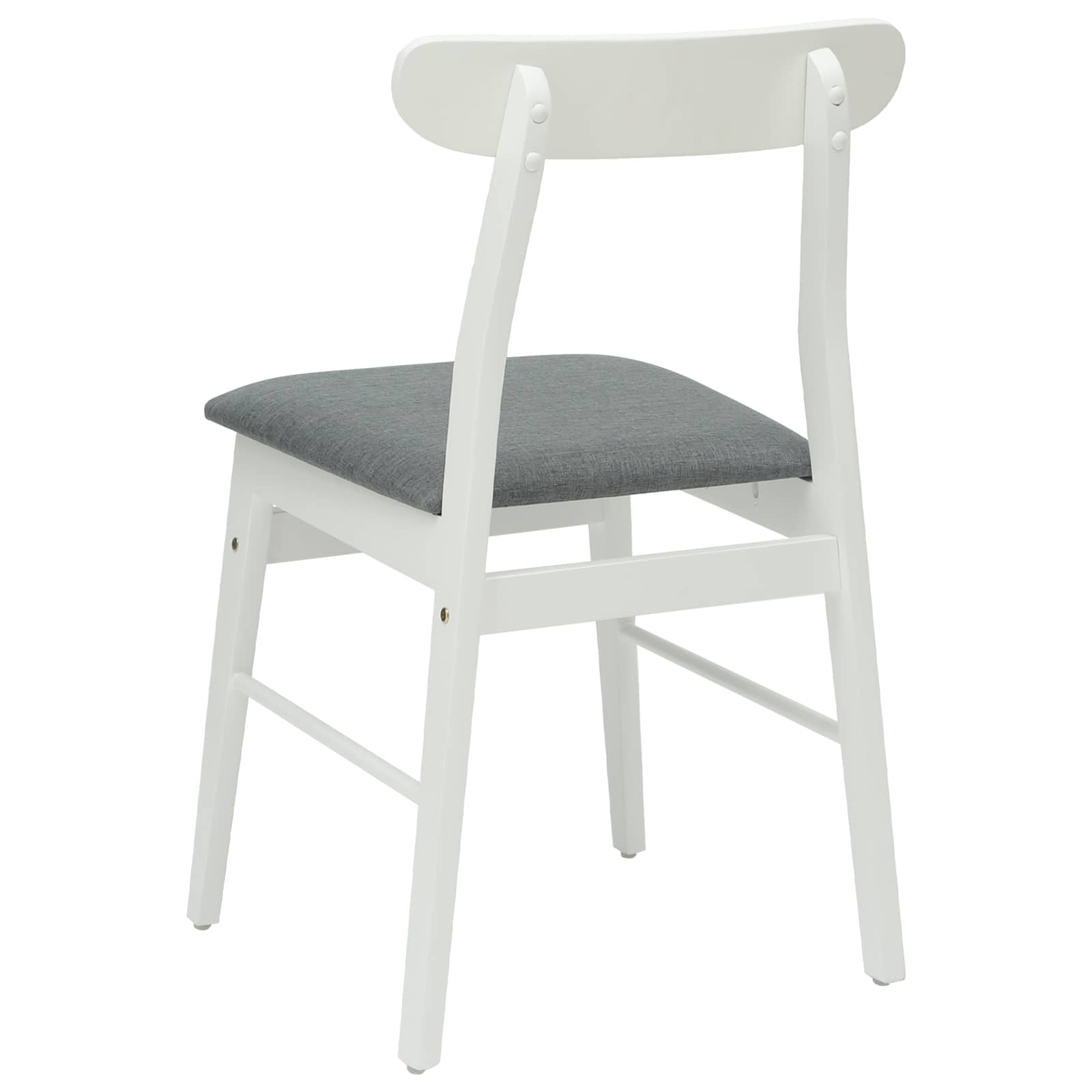 Chaise de salle à manger 2 pcs Blanc et Gris - XIOS