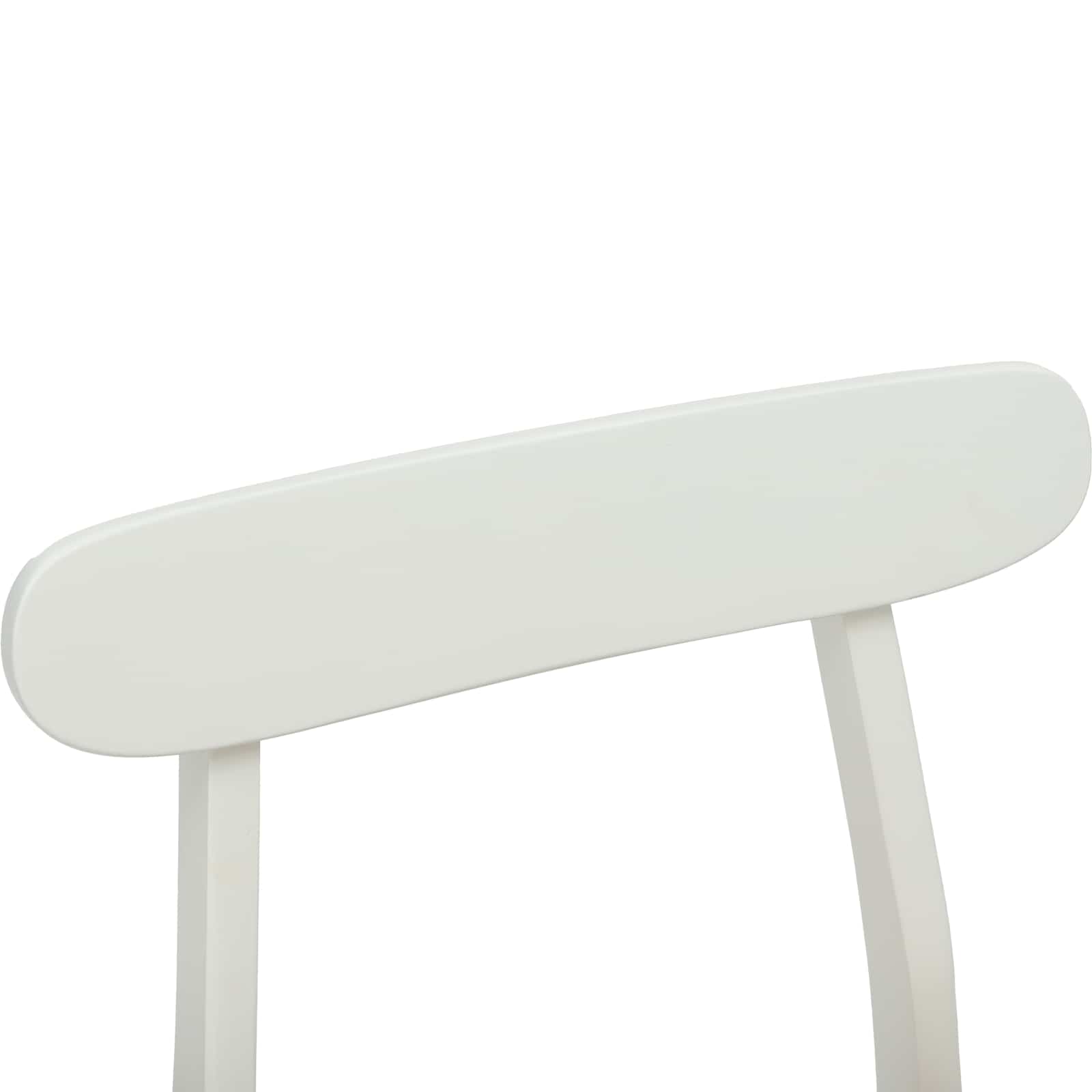 Chaise de salle à manger 2 pcs Blanc et Naturel - XIOS
