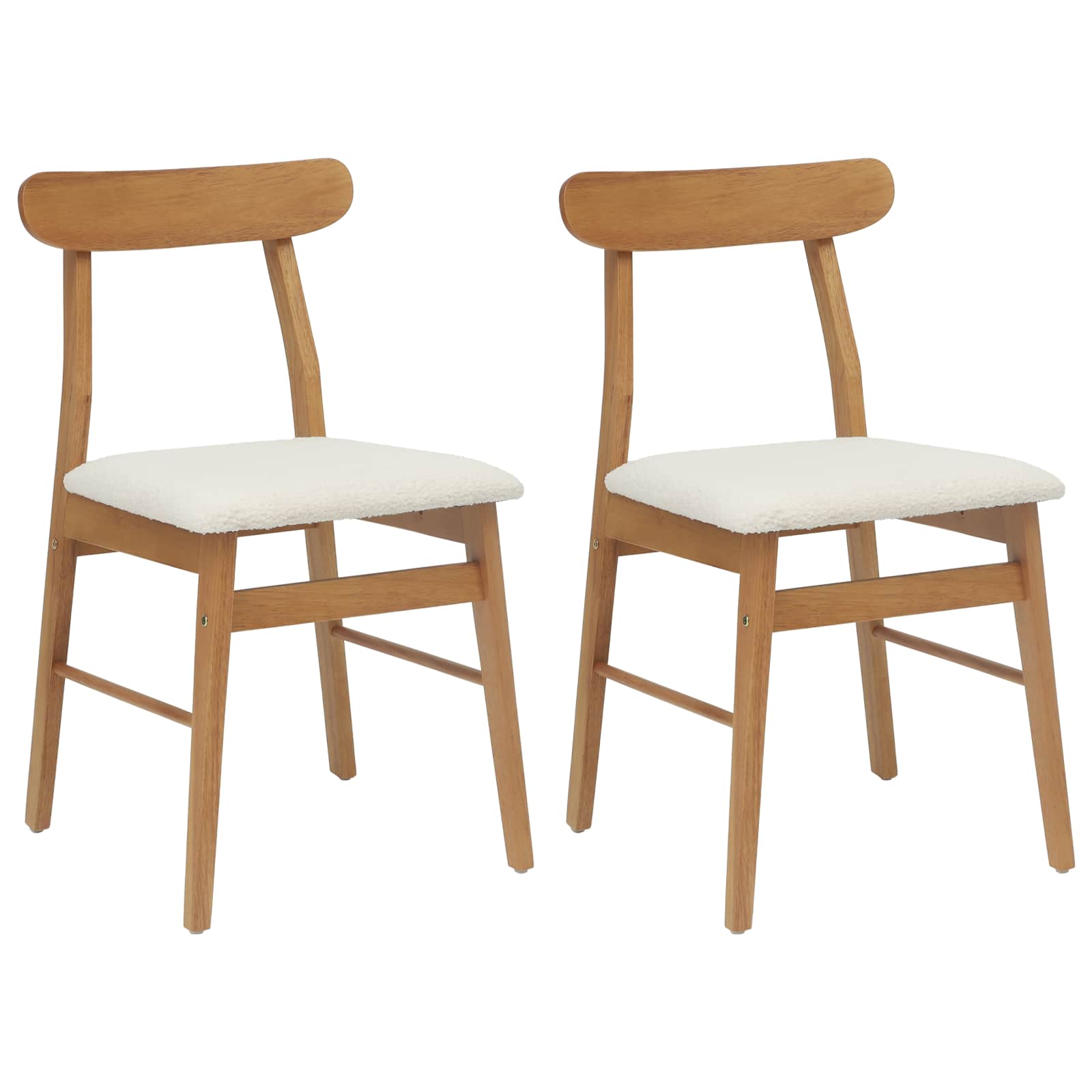 Chaise de salle à manger 2 pcs Naturel et clair - XIOS