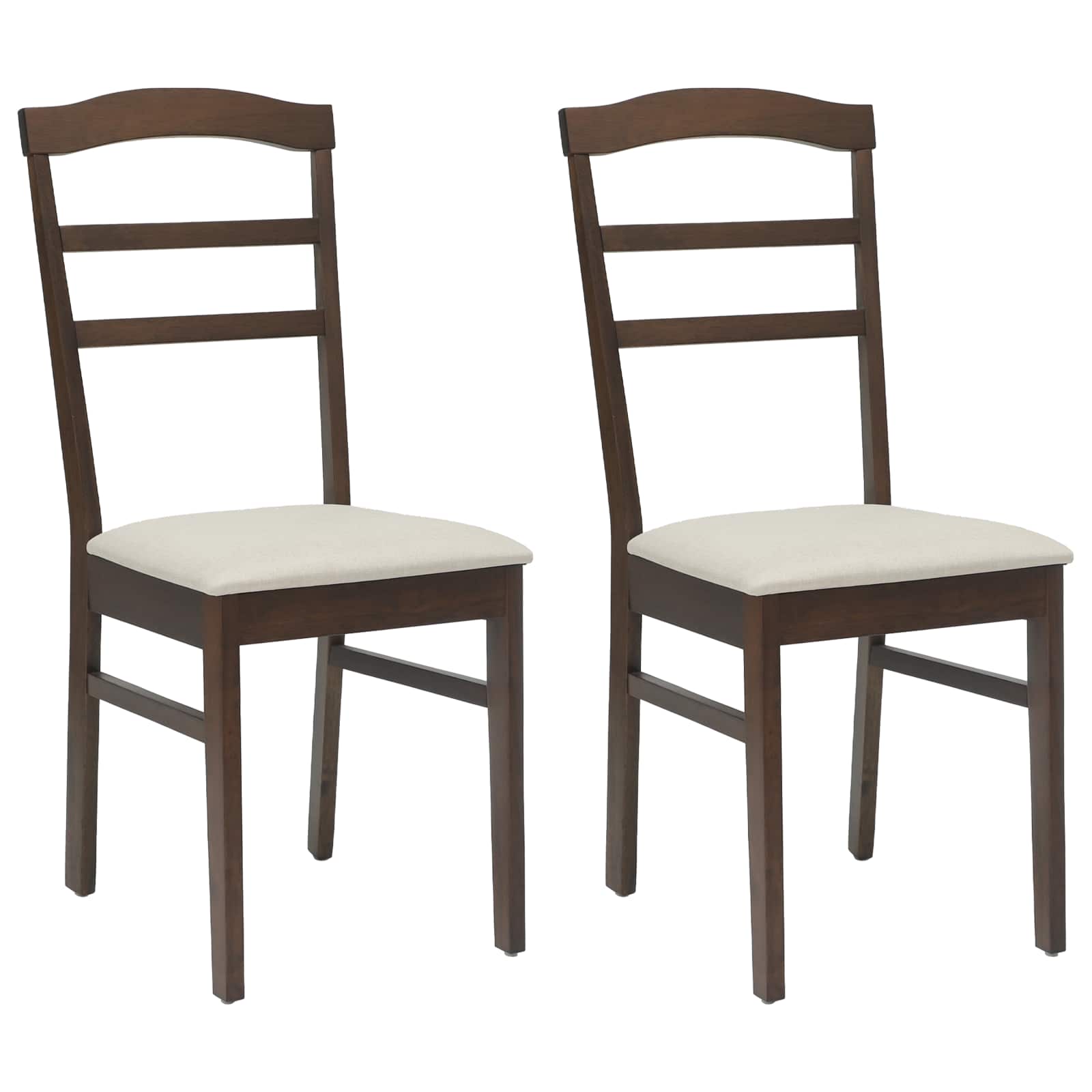 Chaise de salle à manger 2 pcs Marron clair et clair - XIOS