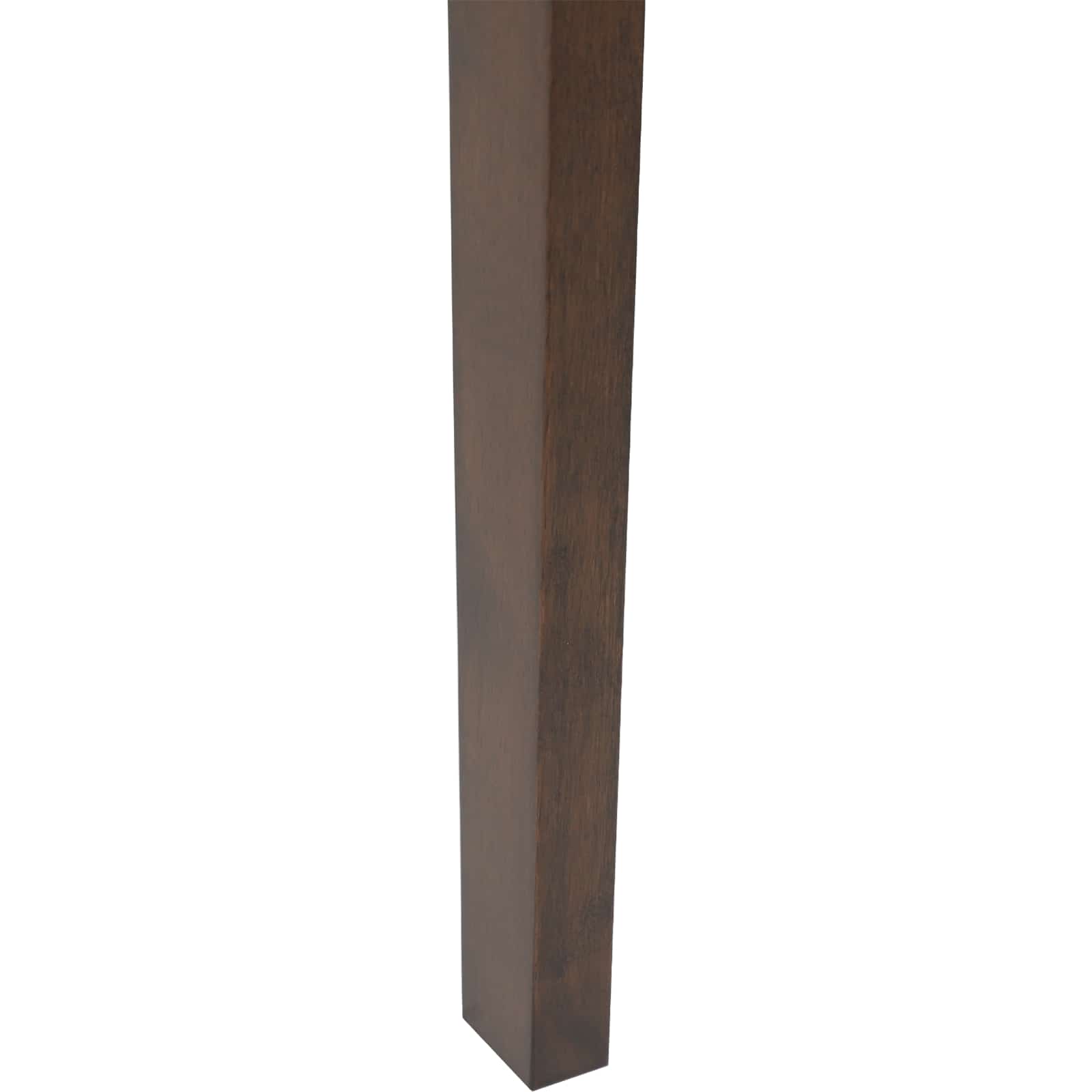 Chaise de salle à manger 2 pcs Marron clair et noir - XIOS