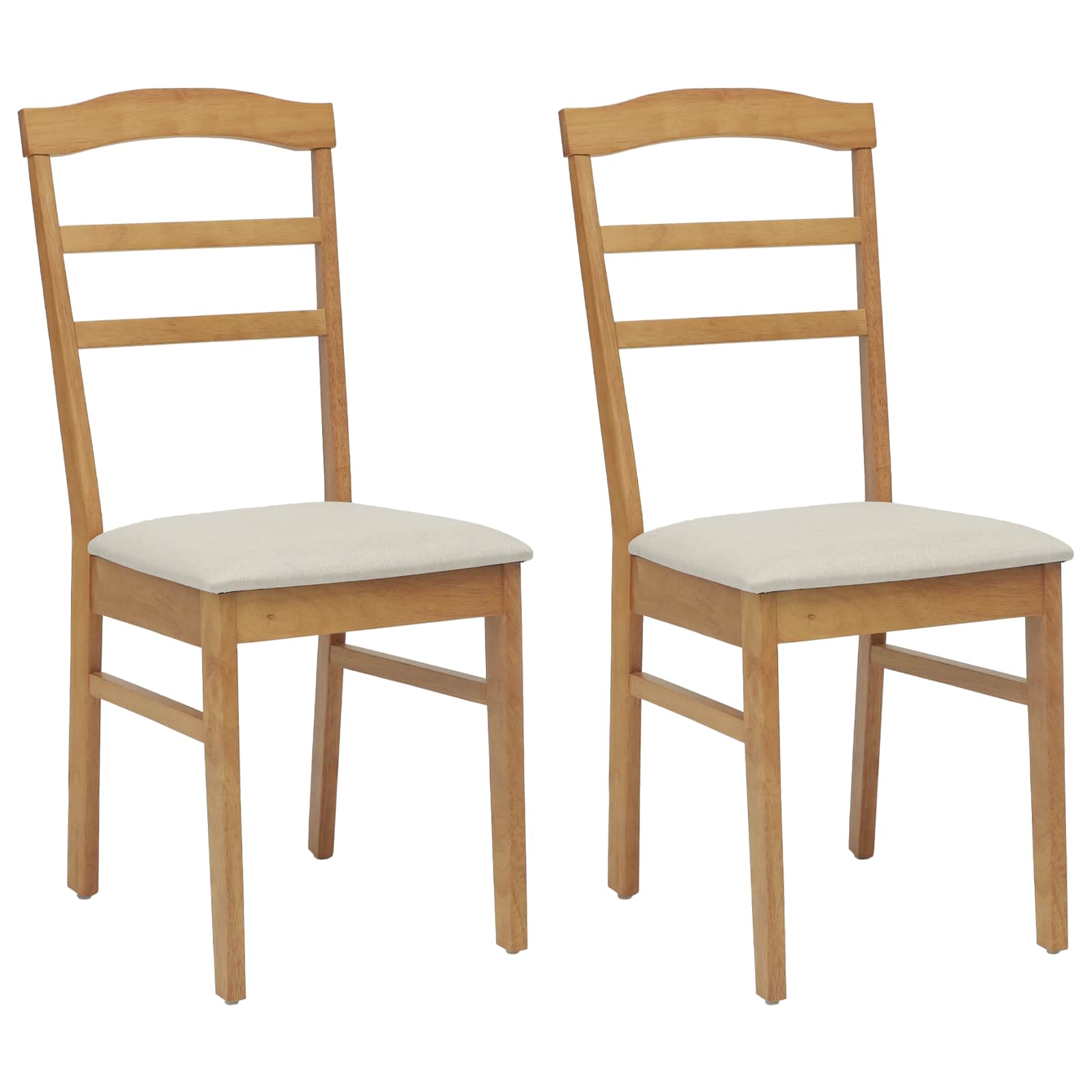 Chaise de salle à manger 2 pcs Naturel et clair - XIOS