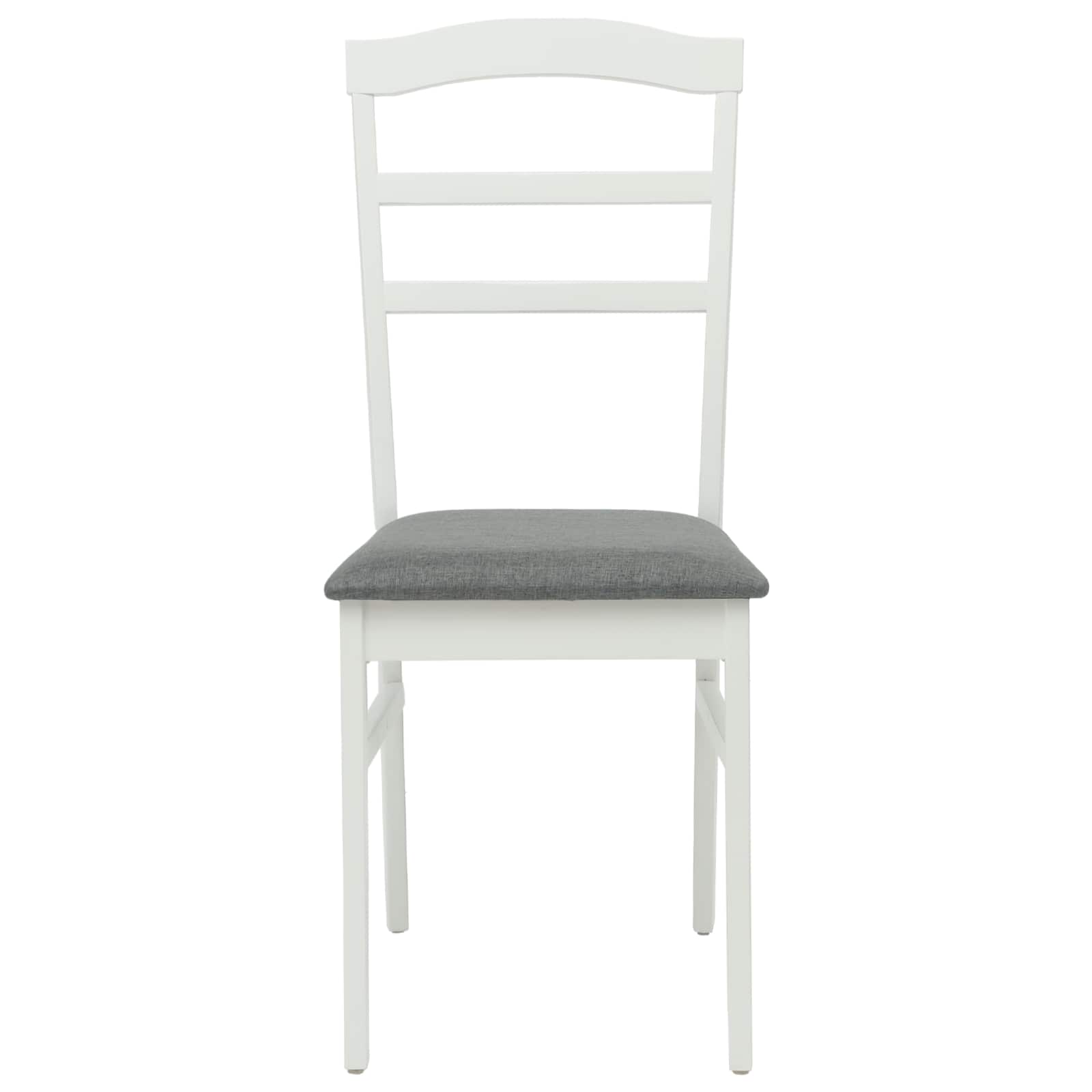 Chaise de salle à manger 2 pcs Blanc et Gris - XIOS