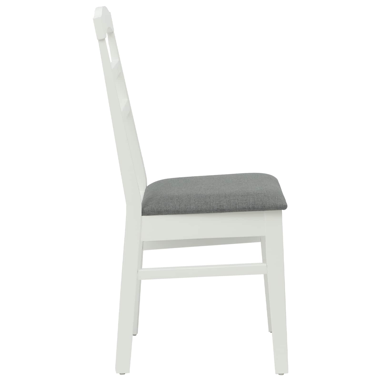 Chaise de salle à manger 2 pcs Blanc et Gris - XIOS