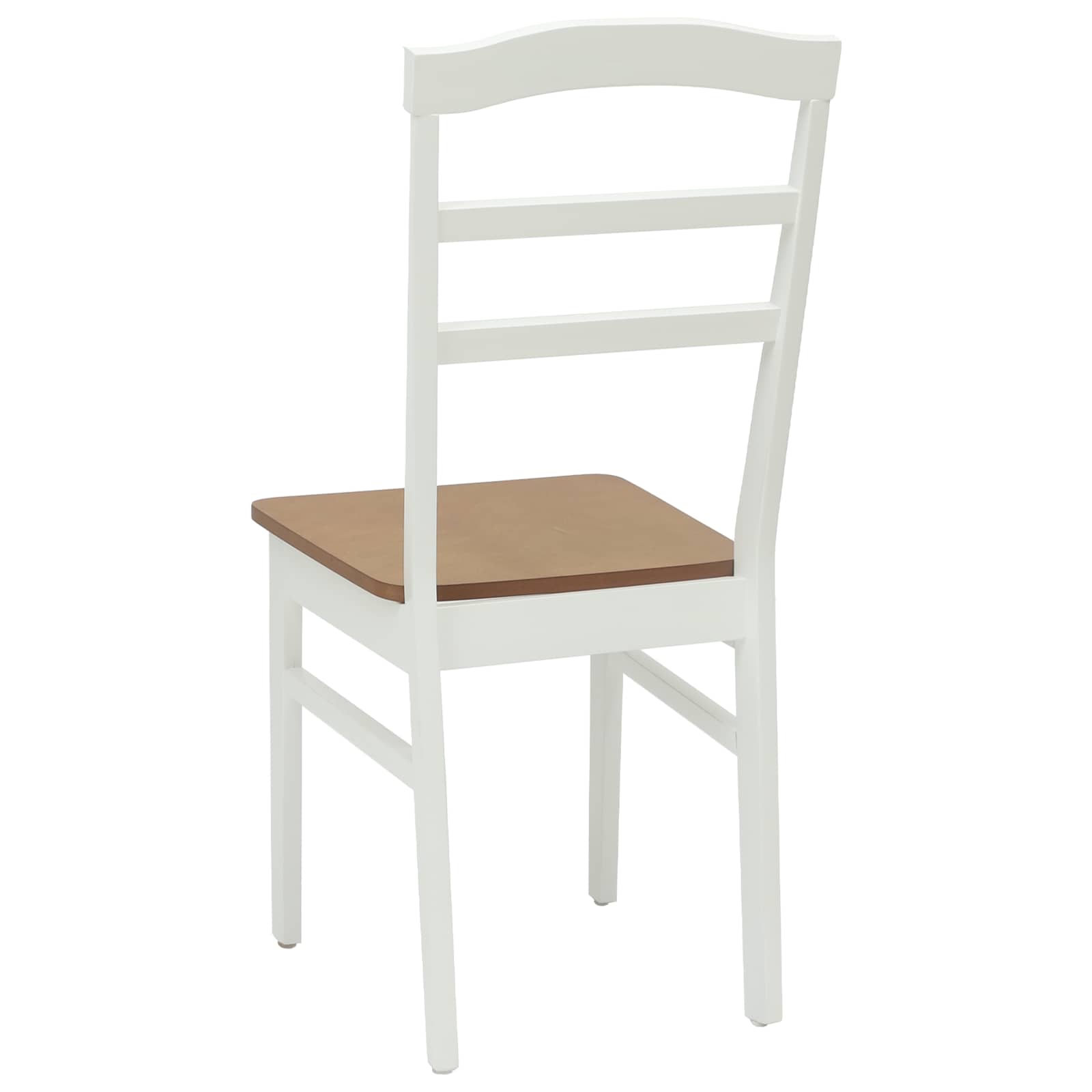 Chaise de salle à manger 2 pcs Blanc et Naturel - XIOS