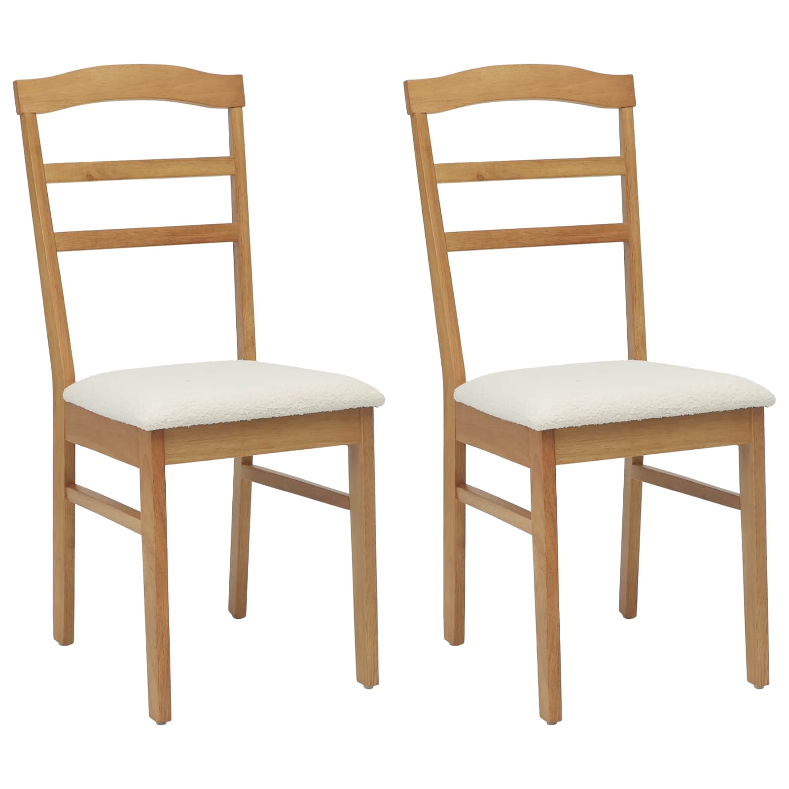 Chaise de salle à manger 2 pcs Naturel et clair - XIOS