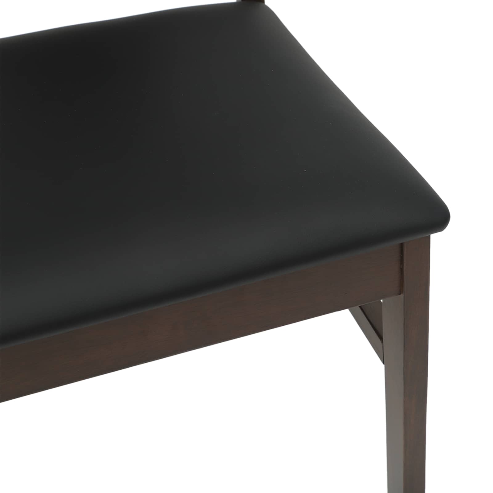 Chaise de salle à manger 2 pcs Marron clair et noir - XIOS