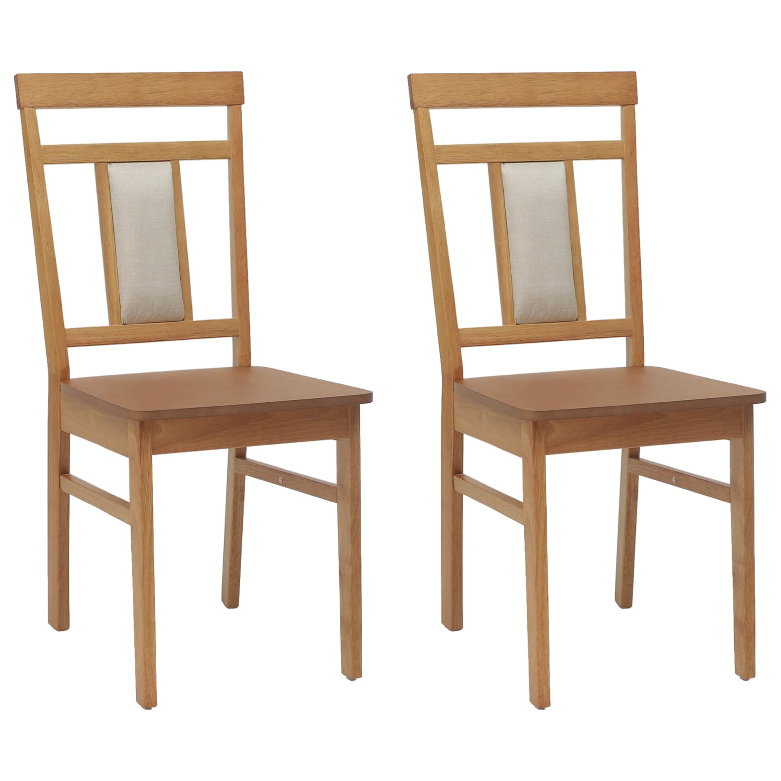 Chaise de salle à manger 2 pcs Naturel - XIOS