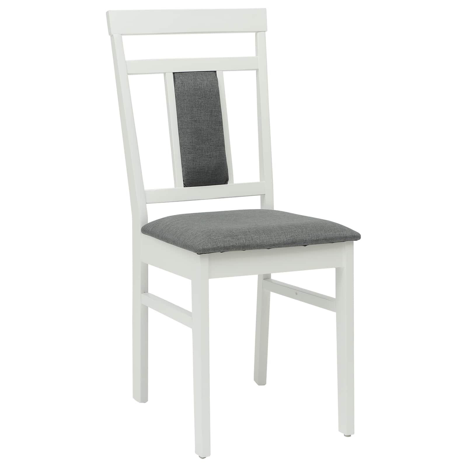 Chaise de salle à manger 2 pcs Blanc et Gris - XIOS
