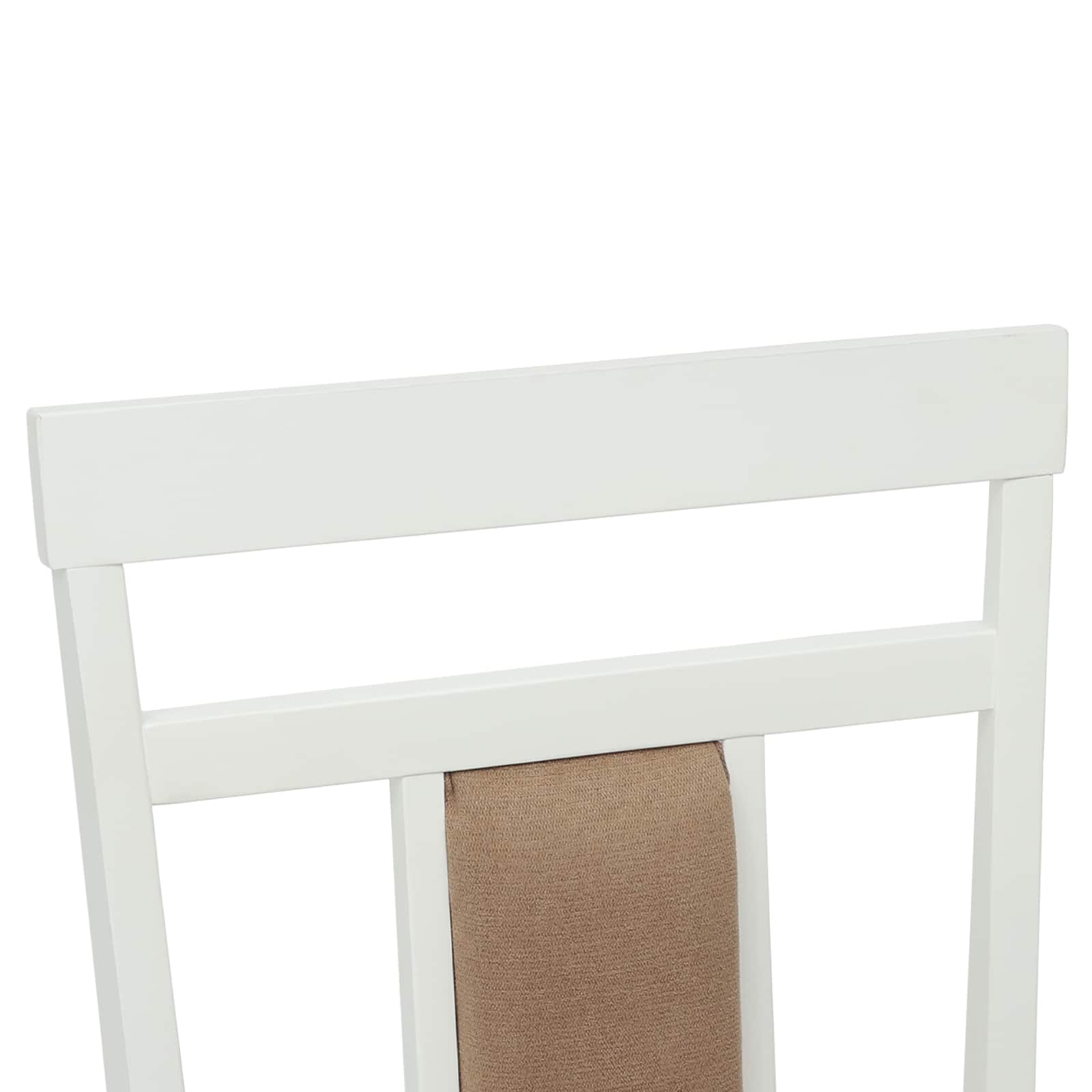 Chaise de salle à manger 2 pcs Blanc et marron - XIOS