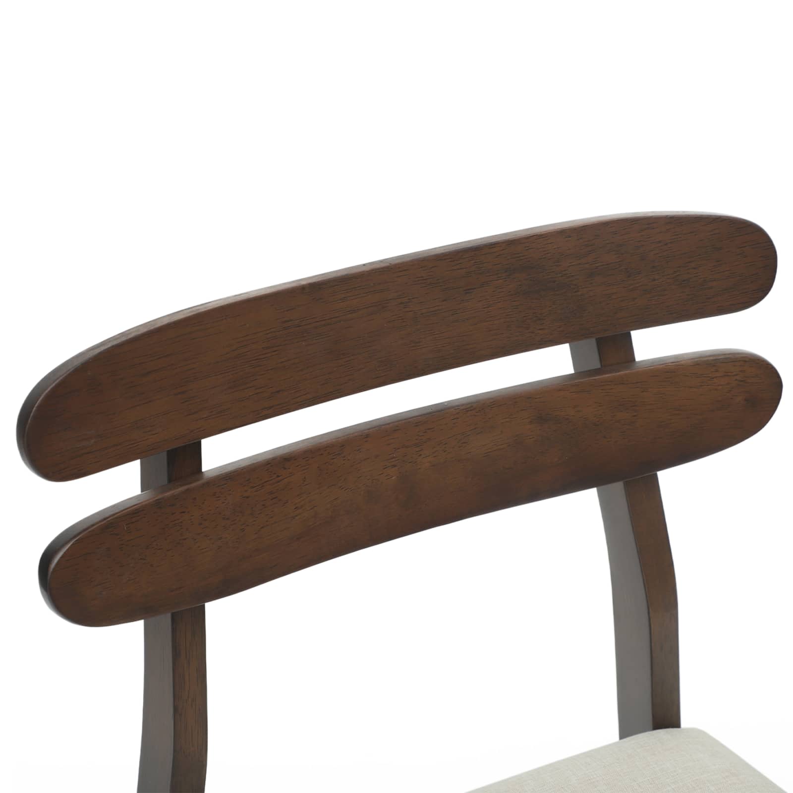 Chaise de salle à manger 2 pcs Marron clair et clair - XIOS