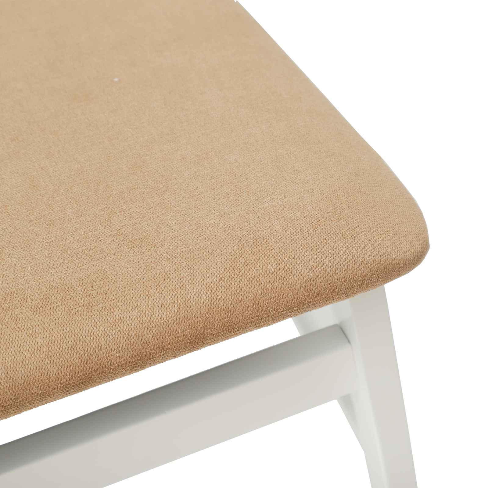 Chaise de salle à manger 2 pcs Blanc et marron - XIOS