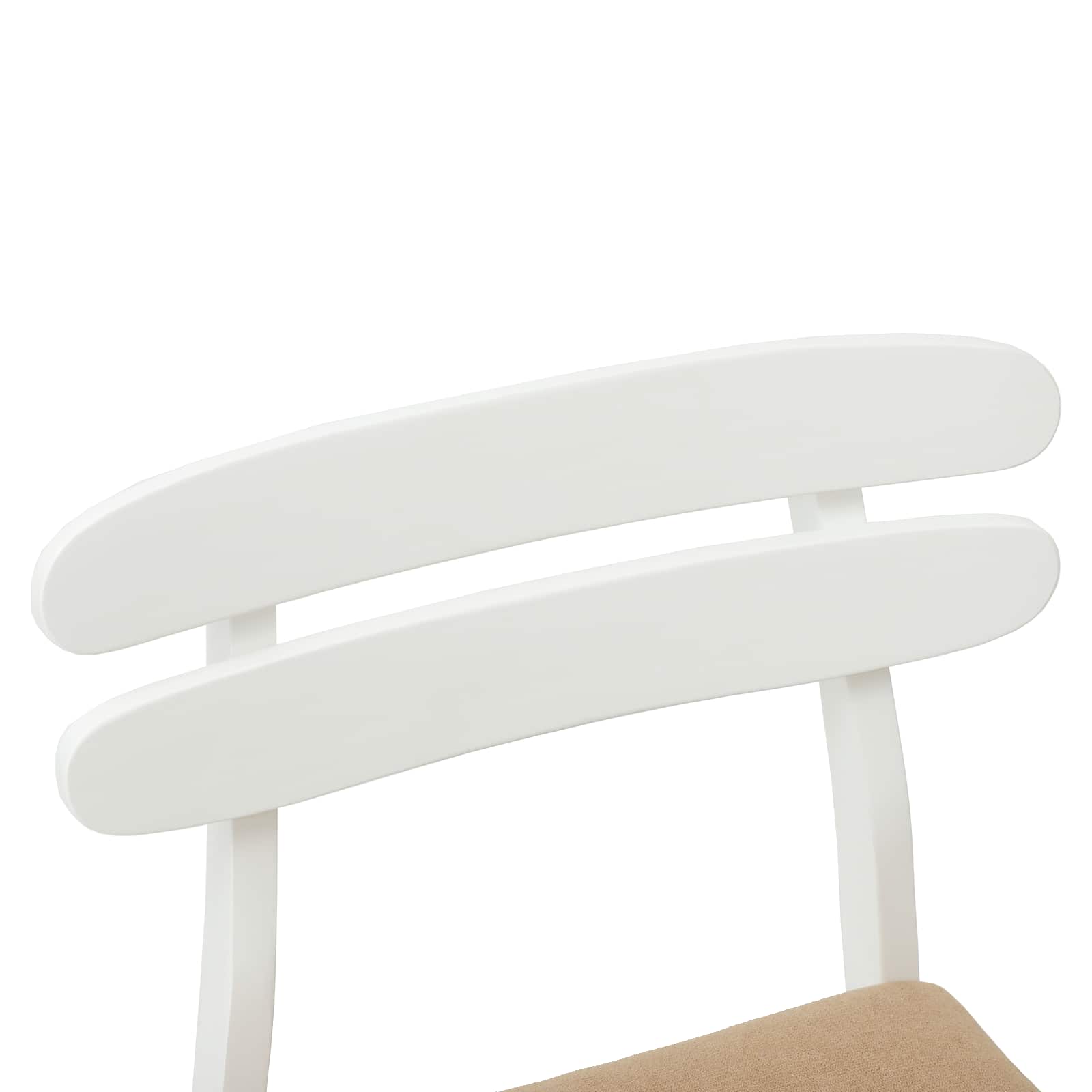 Chaise de salle à manger 2 pcs Blanc et marron - XIOS
