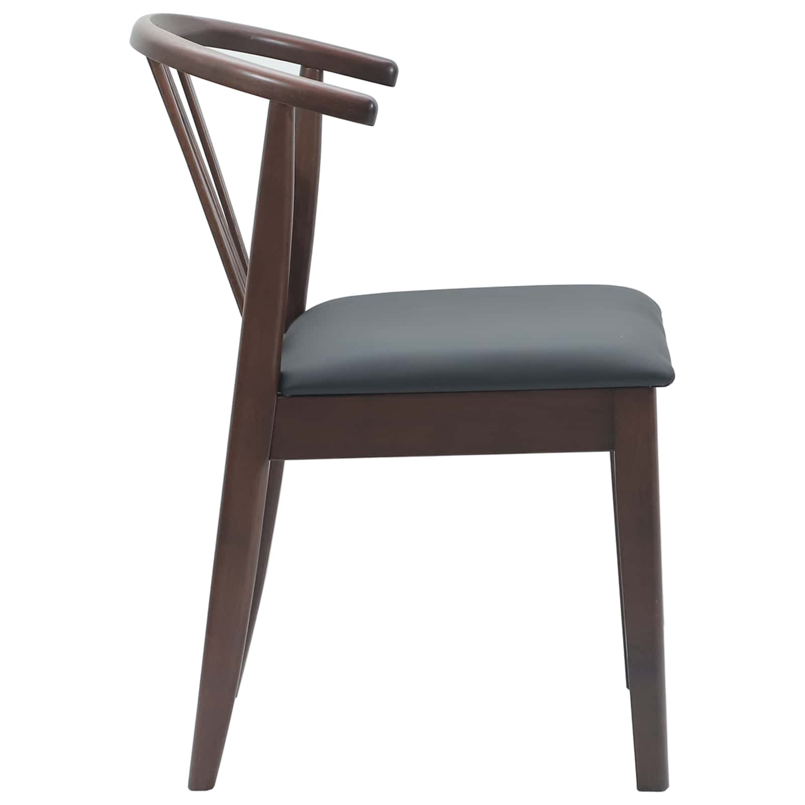 Chaise de salle à manger 2 pcs Marron clair et noir - XIOS
