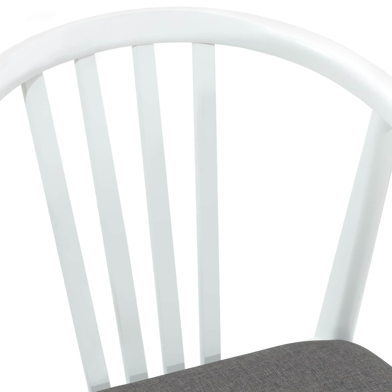 Chaise de salle à manger 2 pcs Blanc et Gris - XIOS