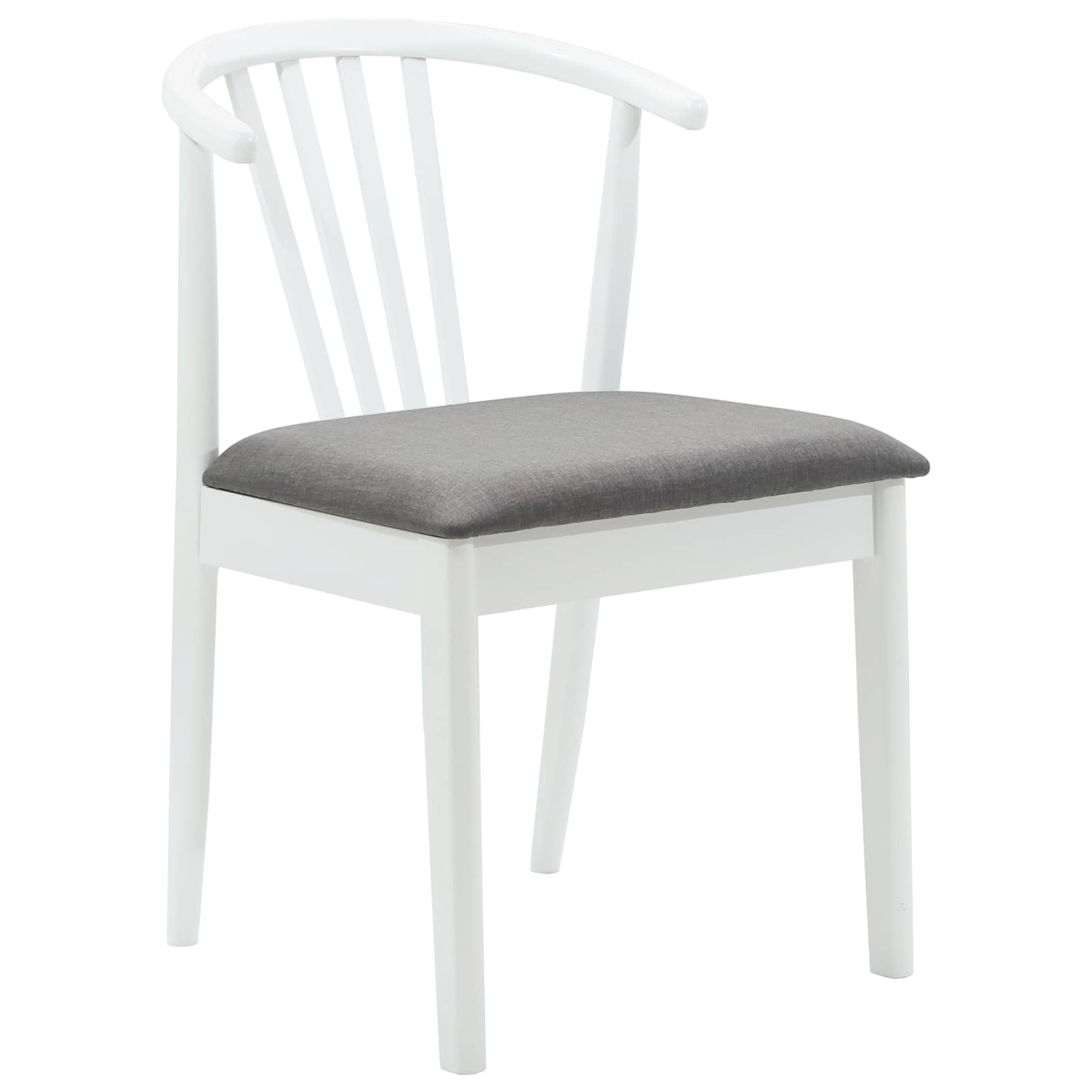 Chaise de salle à manger 2 pcs Blanc et Gris - XIOS