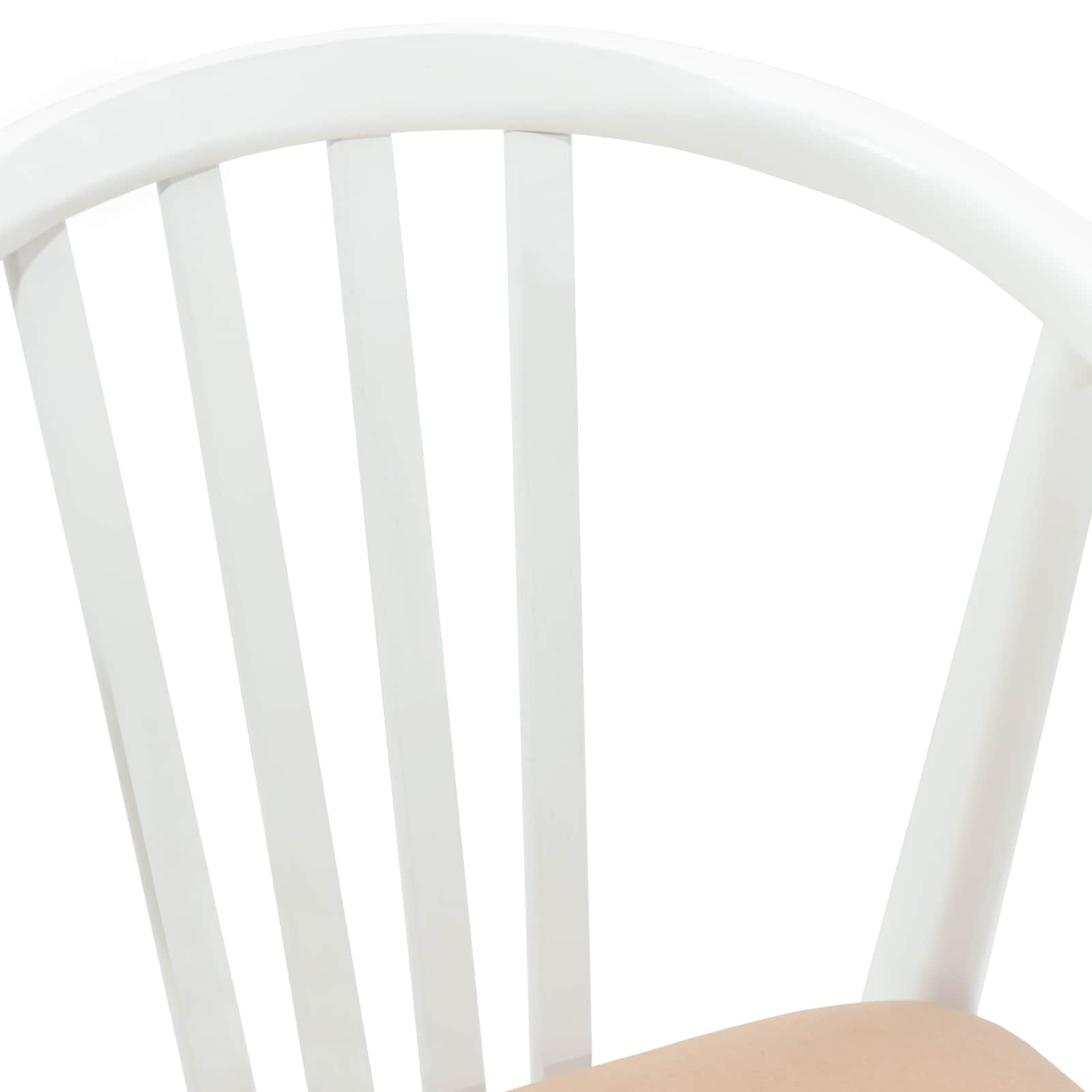Chaise de salle à manger 2 pcs Blanc et marron - XIOS