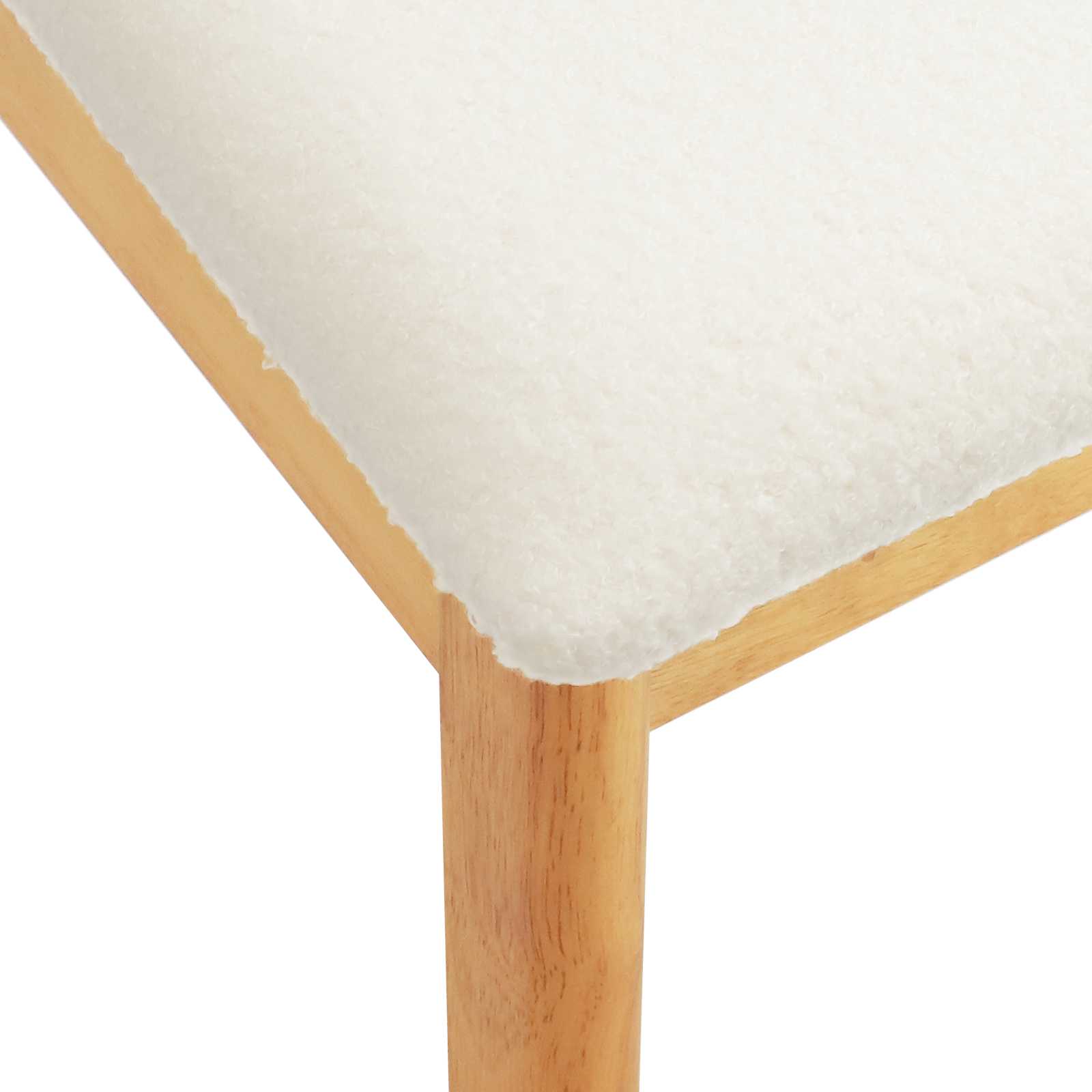 Chaise de salle à manger 2 pcs Naturel et Blanc - XIOS