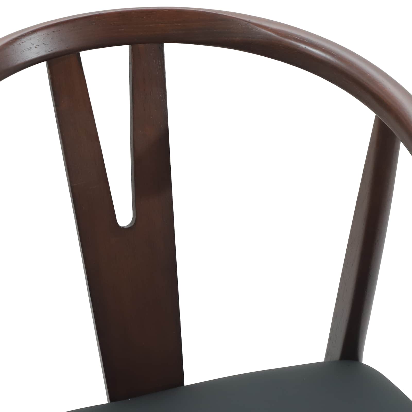 Chaise de salle à manger 2 pcs Marron clair et noir - XIOS