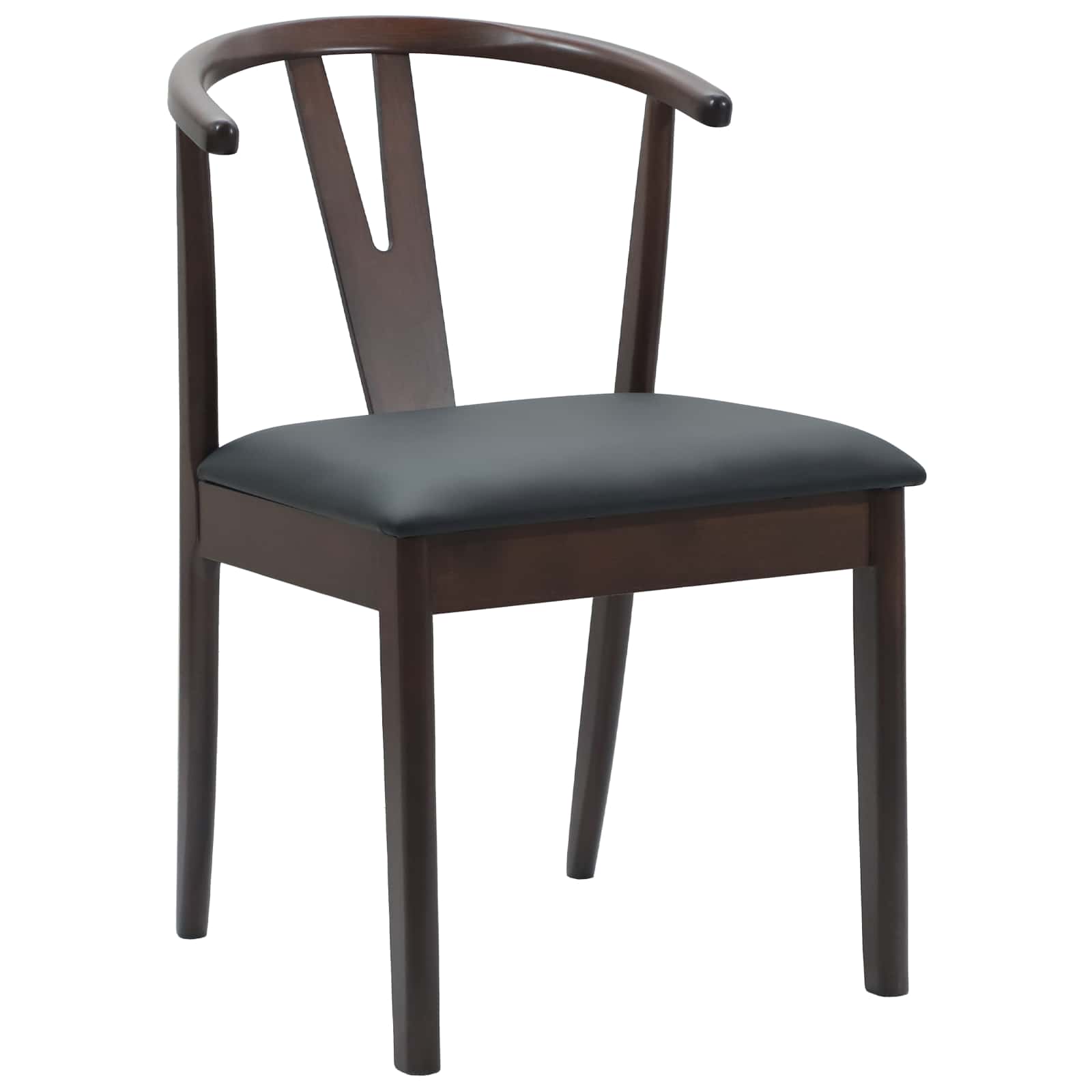 Chaise de salle à manger 2 pcs Marron clair et noir - XIOS