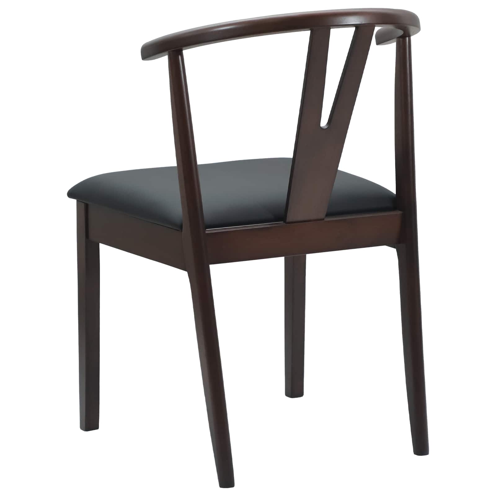 Chaise de salle à manger 2 pcs Marron clair et noir - XIOS