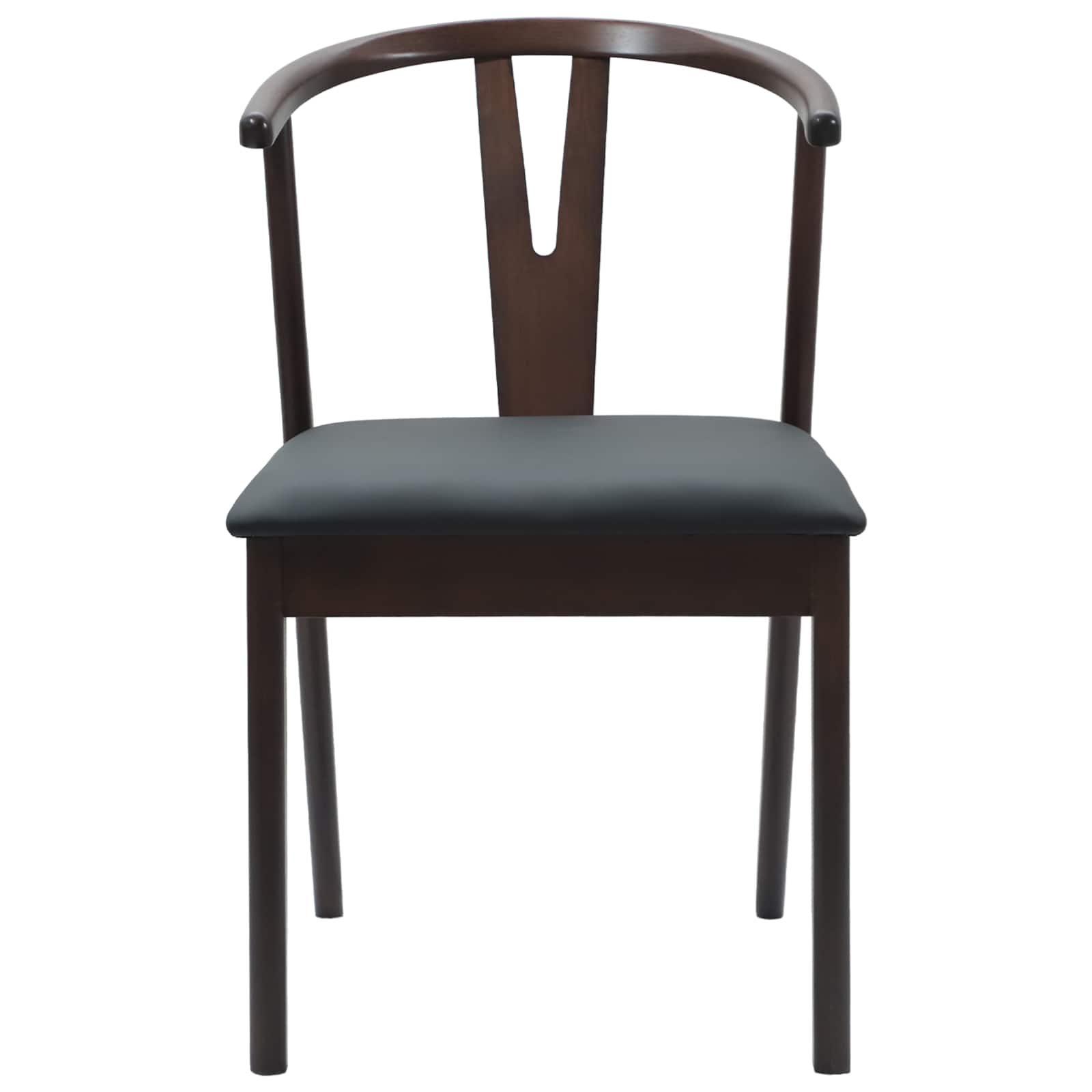 Chaise de salle à manger 2 pcs Marron clair et noir - XIOS