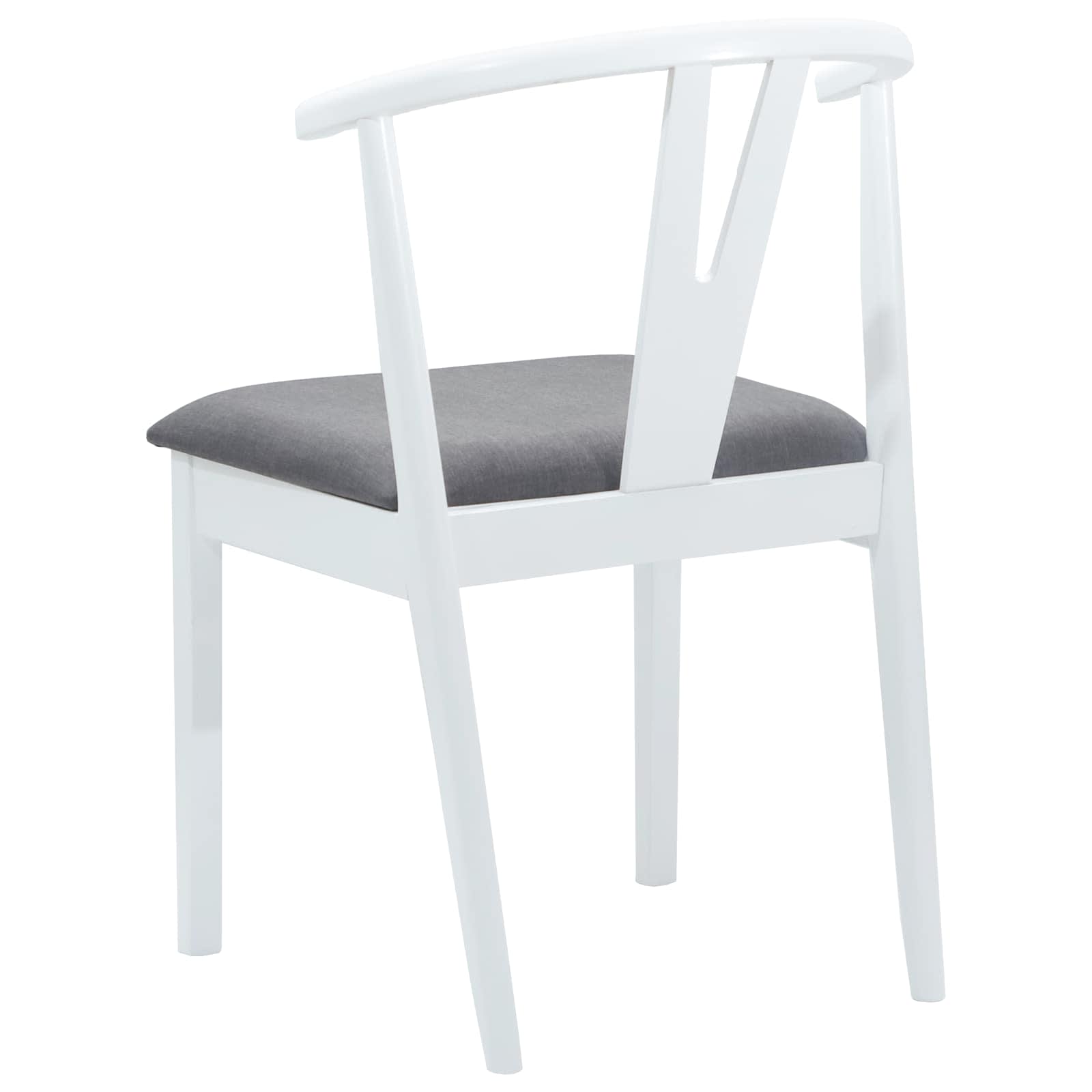 Chaise de salle à manger 2 pcs Blanc et Gris - XIOS