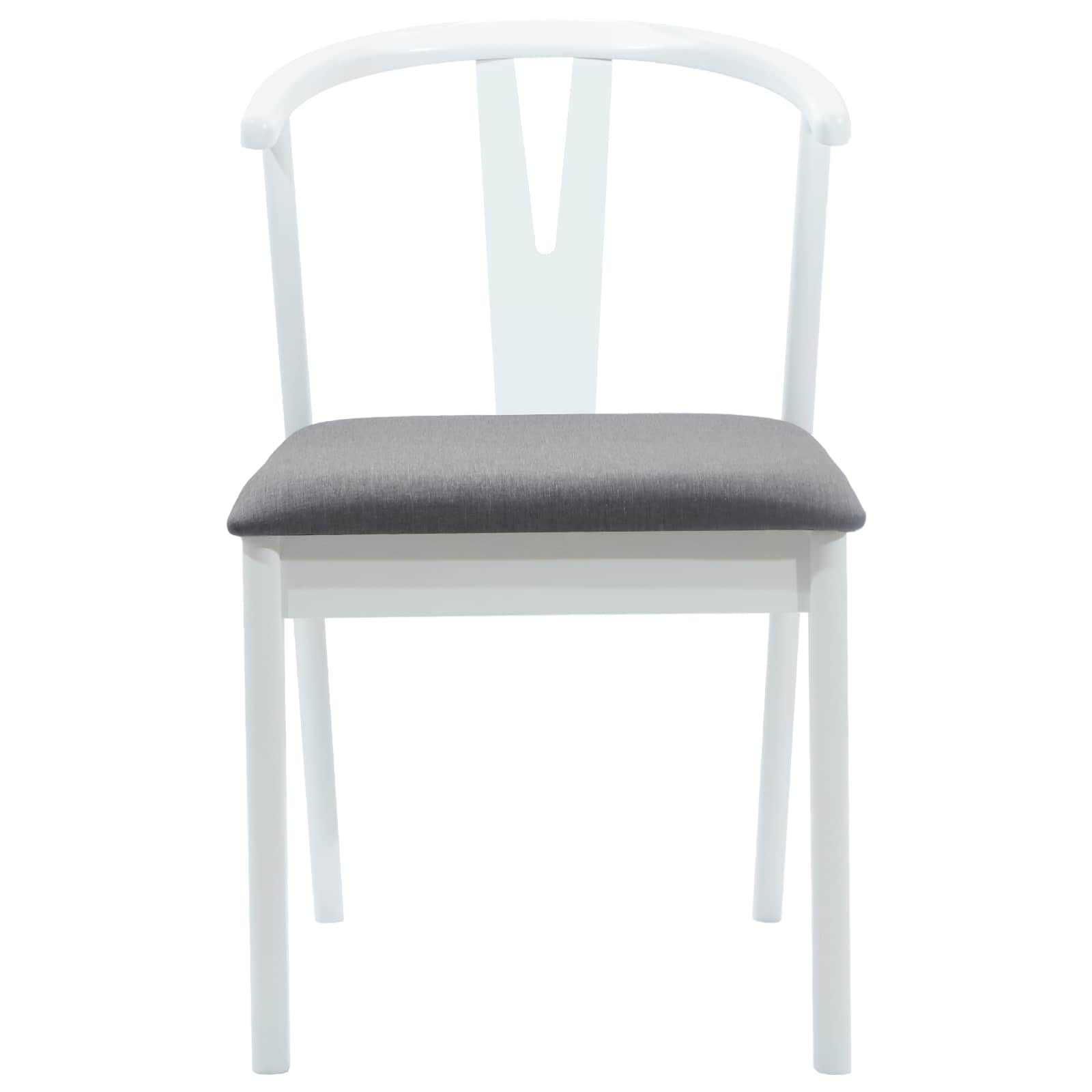 Chaise de salle à manger 2 pcs Blanc et Gris - XIOS