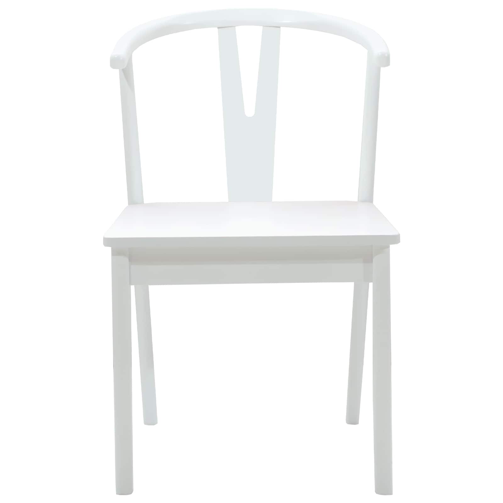 Chaise de salle à manger 2 pcs Blanc et Blanc - XIOS
