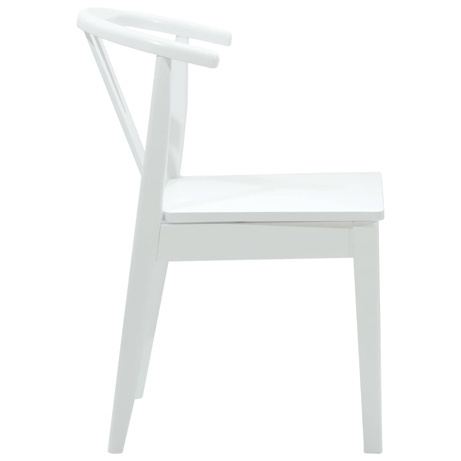 Chaise de salle à manger 2 pcs Blanc et Blanc - XIOS