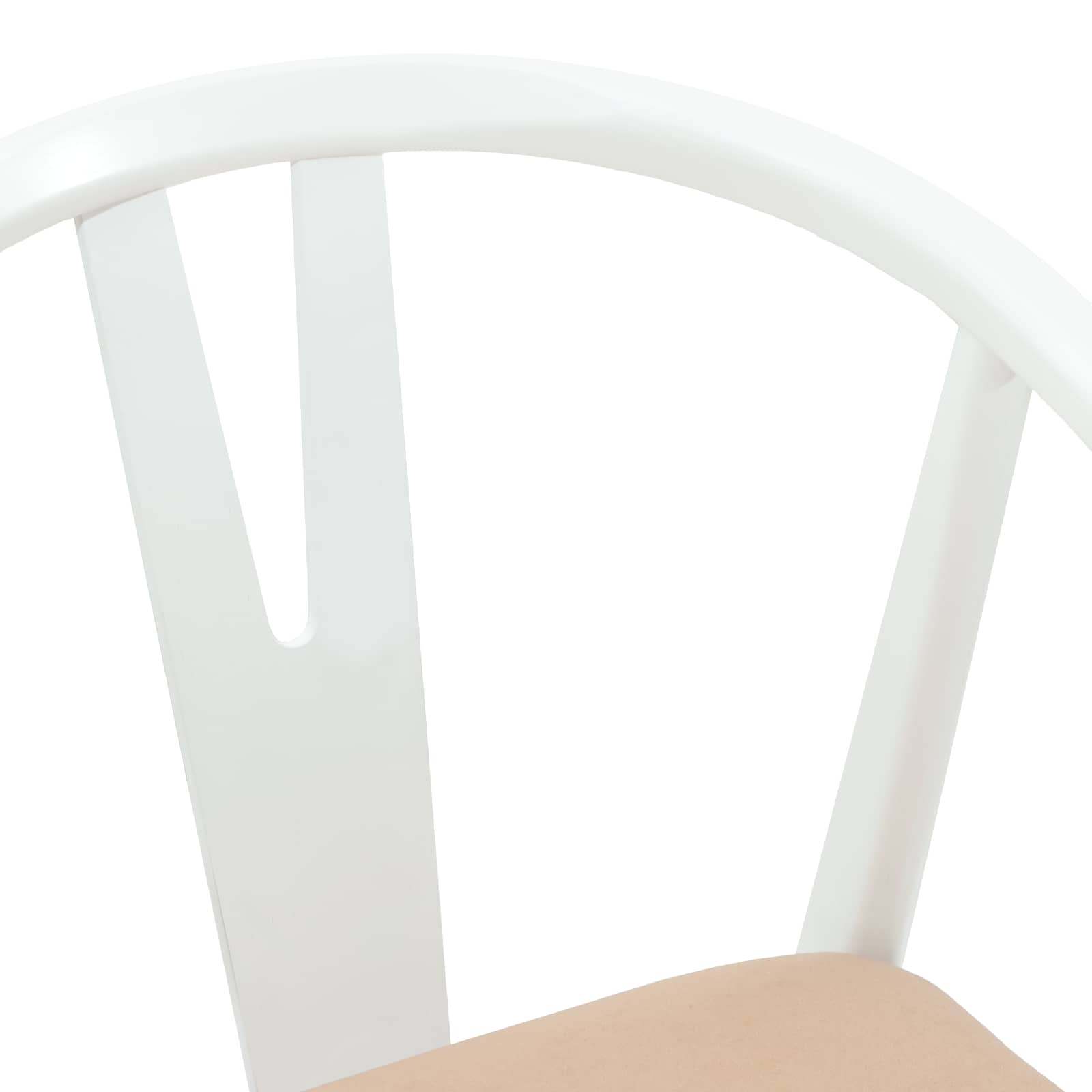 Chaise de salle à manger 2 pcs Blanc et marron - XIOS