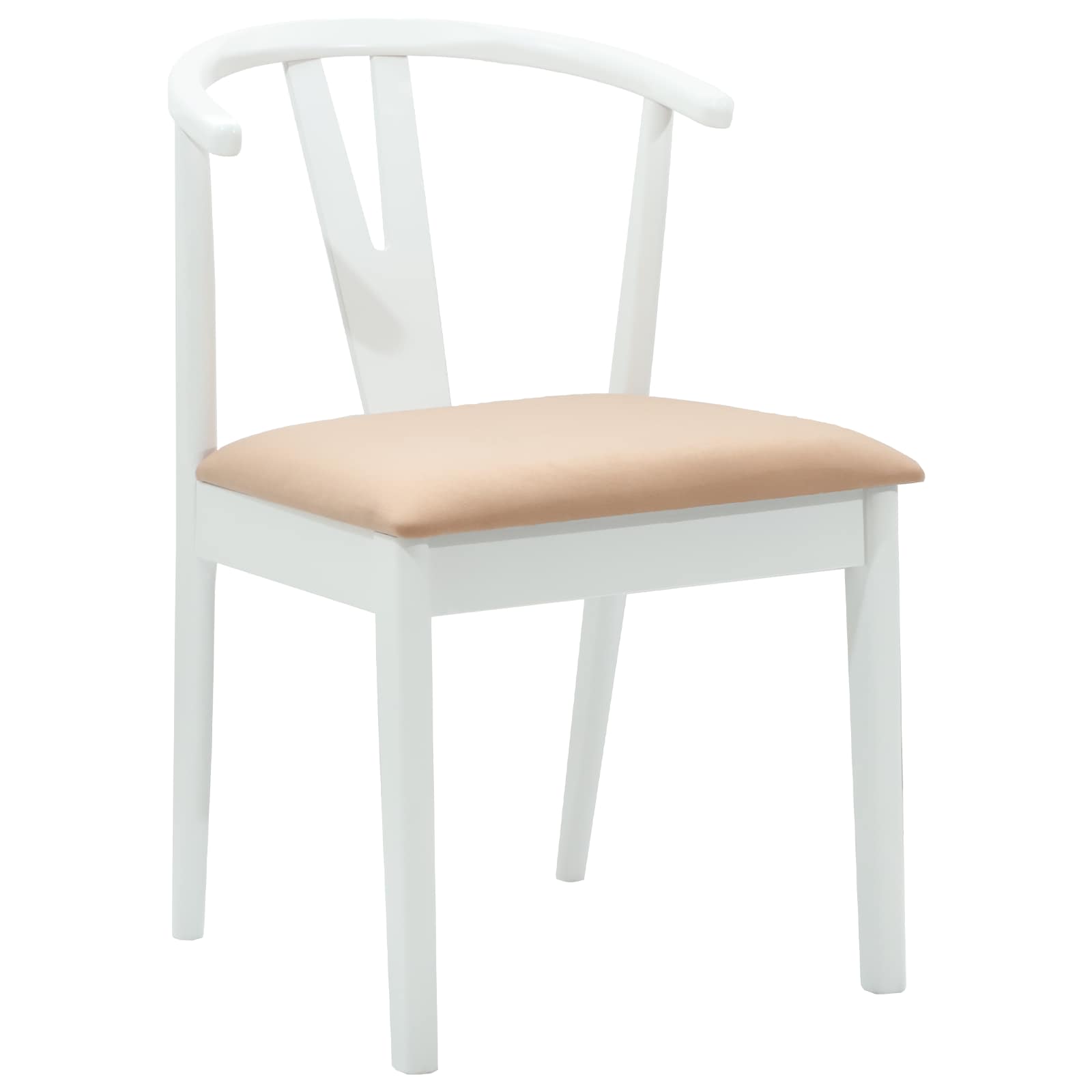 Chaise de salle à manger 2 pcs Blanc et marron - XIOS