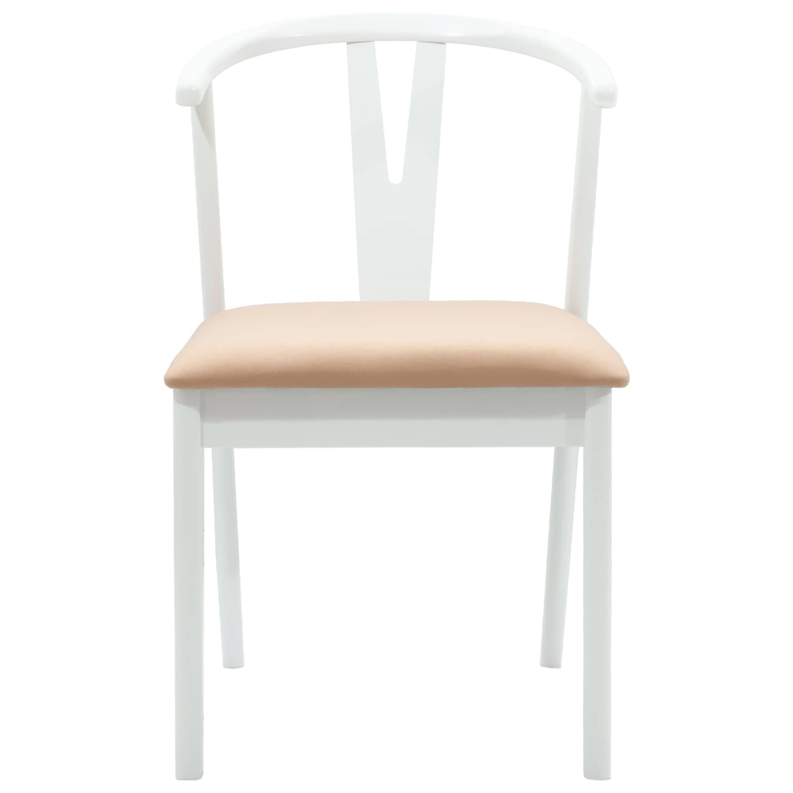 Chaise de salle à manger 2 pcs Blanc et marron - XIOS