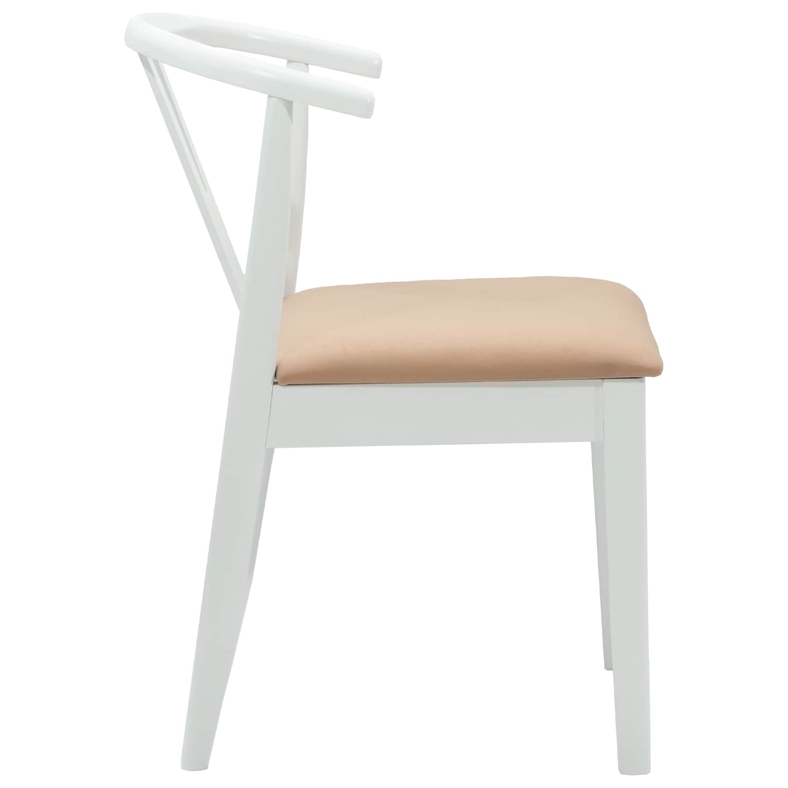 Chaise de salle à manger 2 pcs Blanc et marron - XIOS