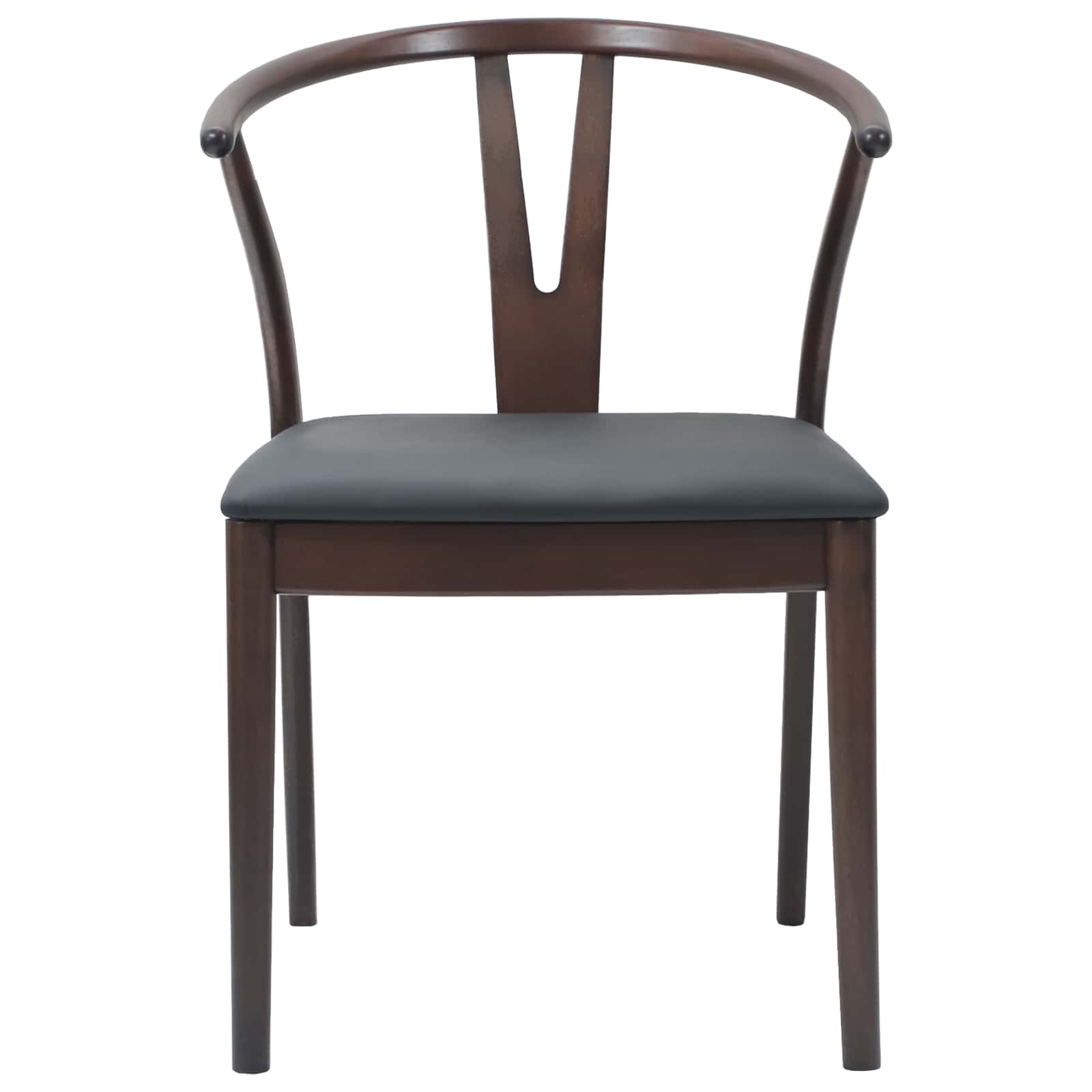 Chaise de salle à manger 2 pcs Marron clair et noir - XIOS
