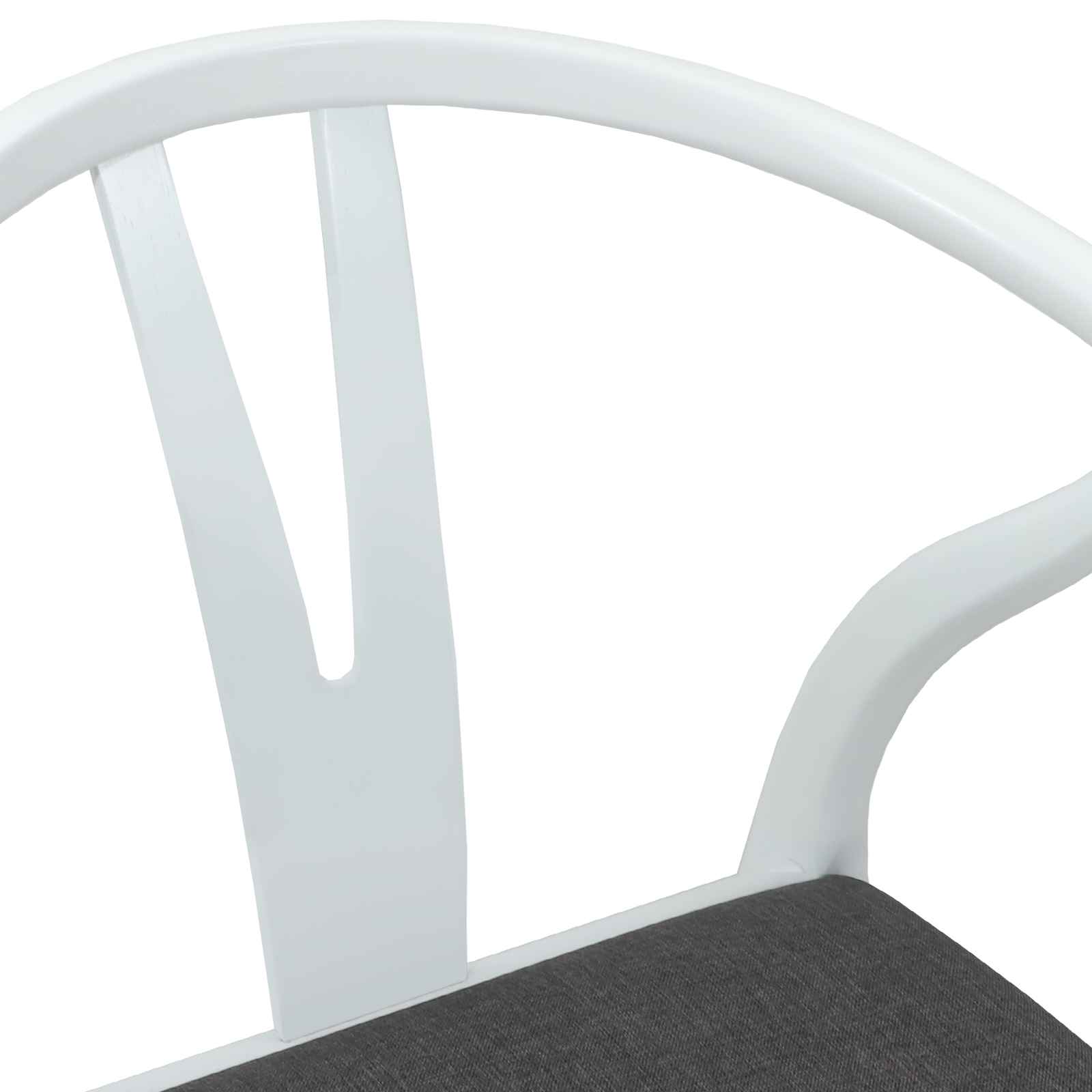Chaise de salle à manger 2 pcs Blanc et Gris - XIOS