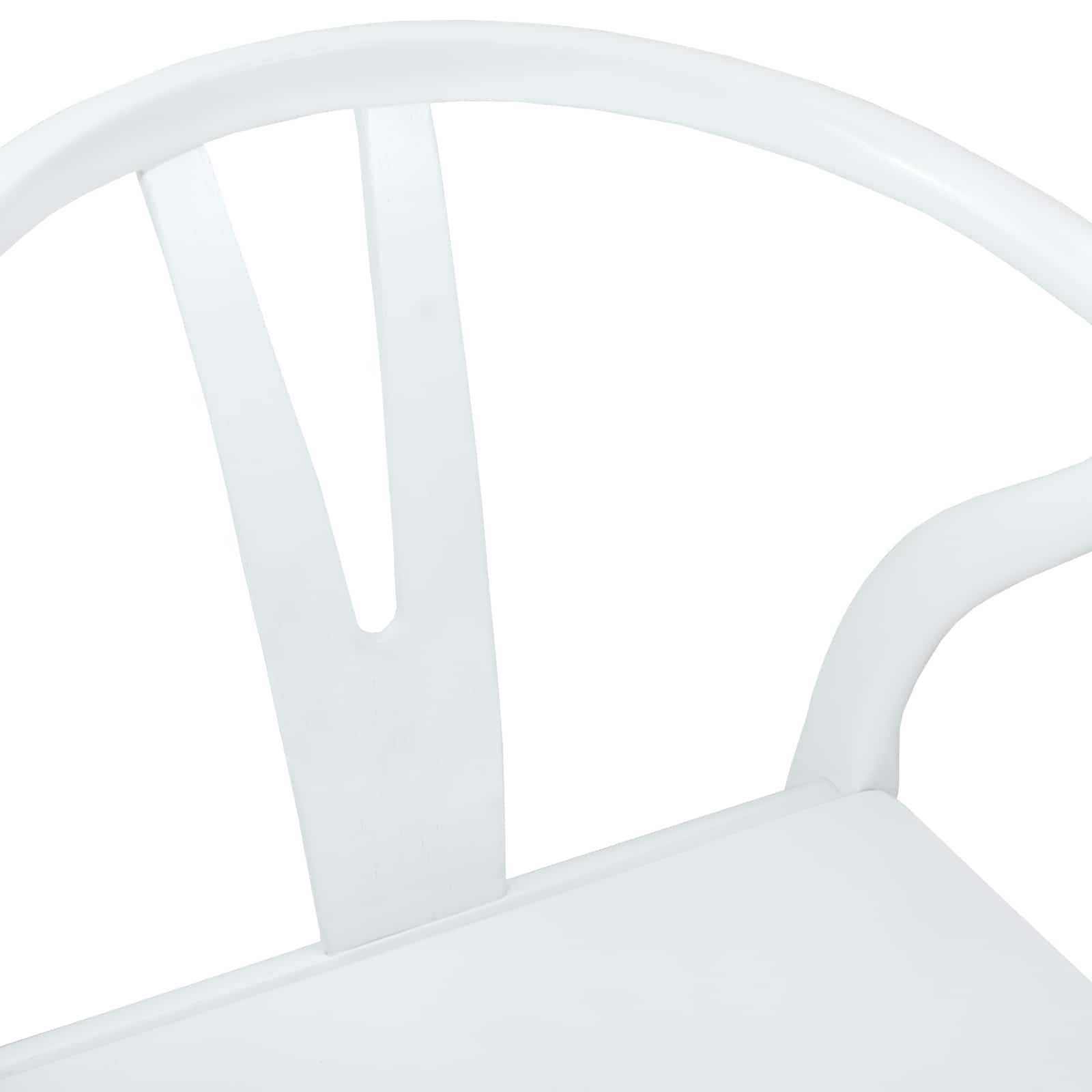 Chaise de salle à manger 2 pcs Blanc et Blanc - XIOS