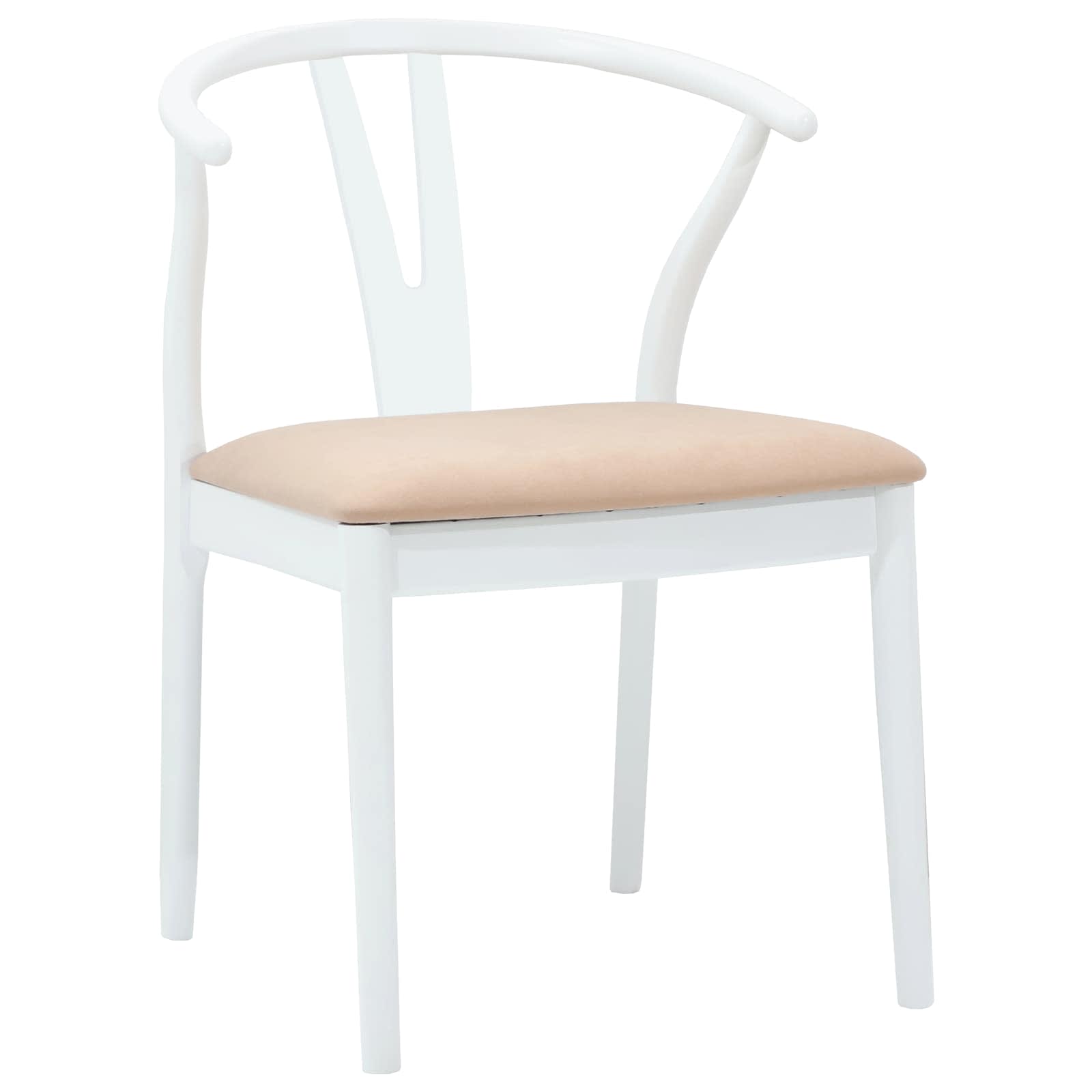 Chaise de salle à manger 2 pcs Blanc et marron - XIOS