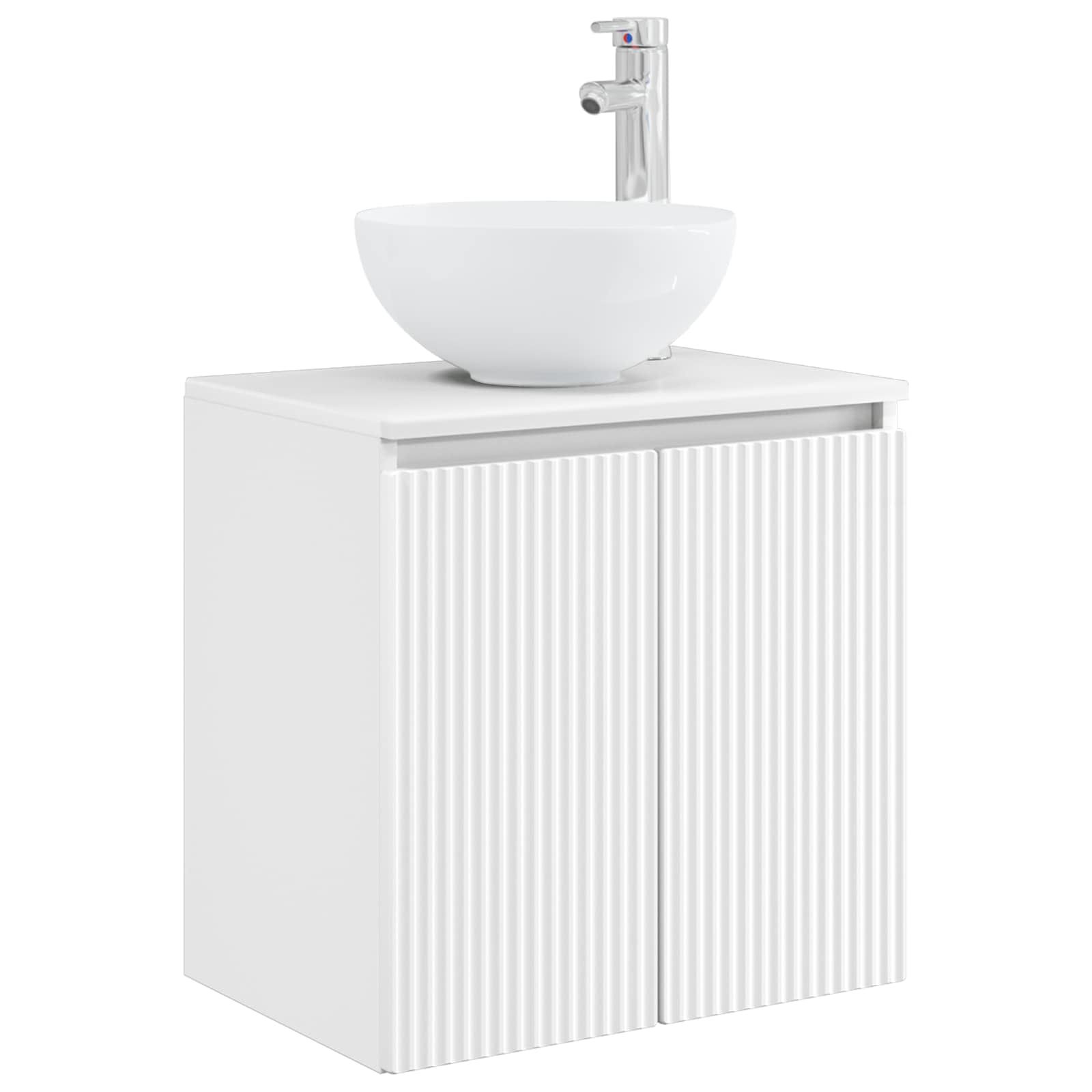 Ensemble d'armoire de salle de bain 3 pc Blanc
