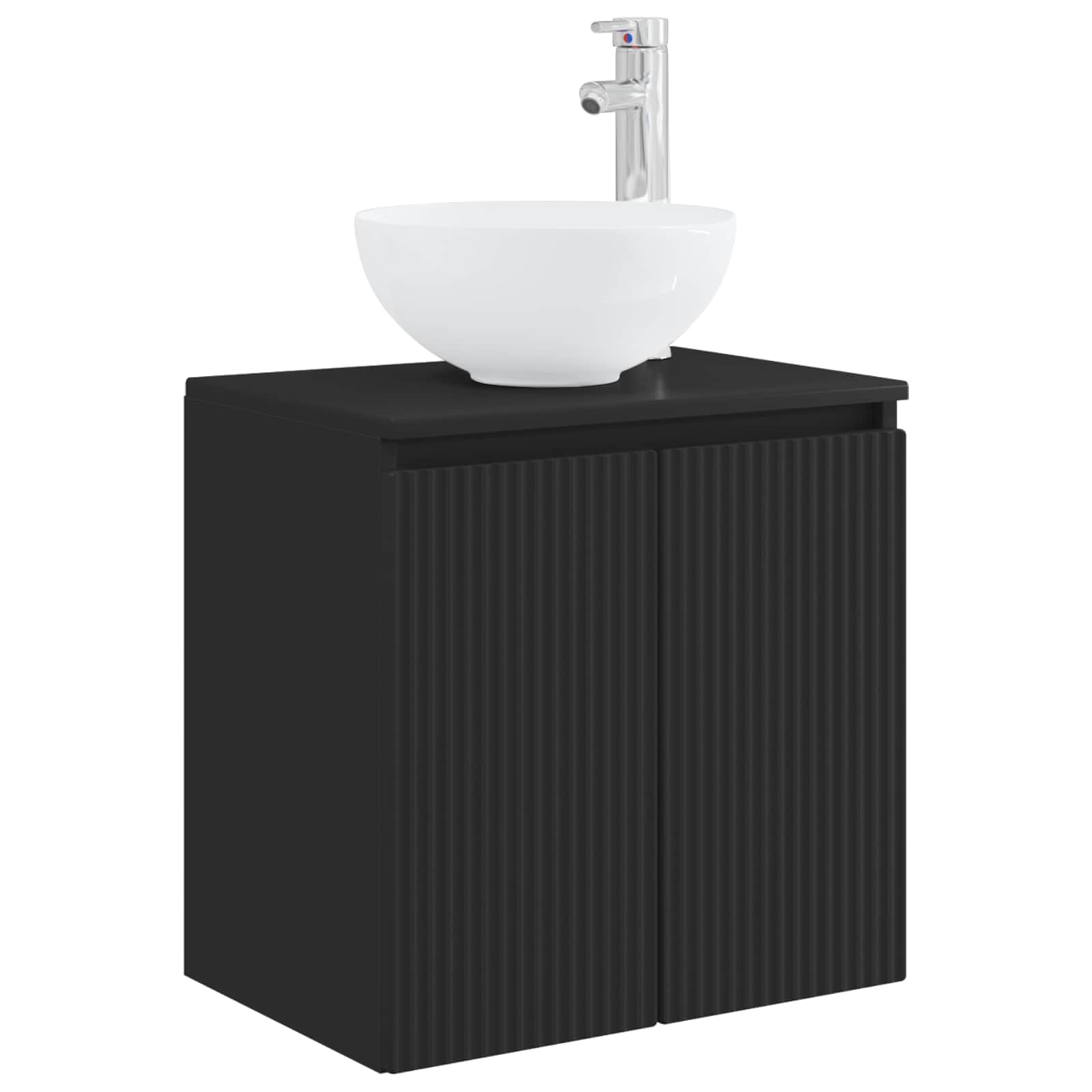 Ensemble d'armoire de salle de bain 3 pc Noir
