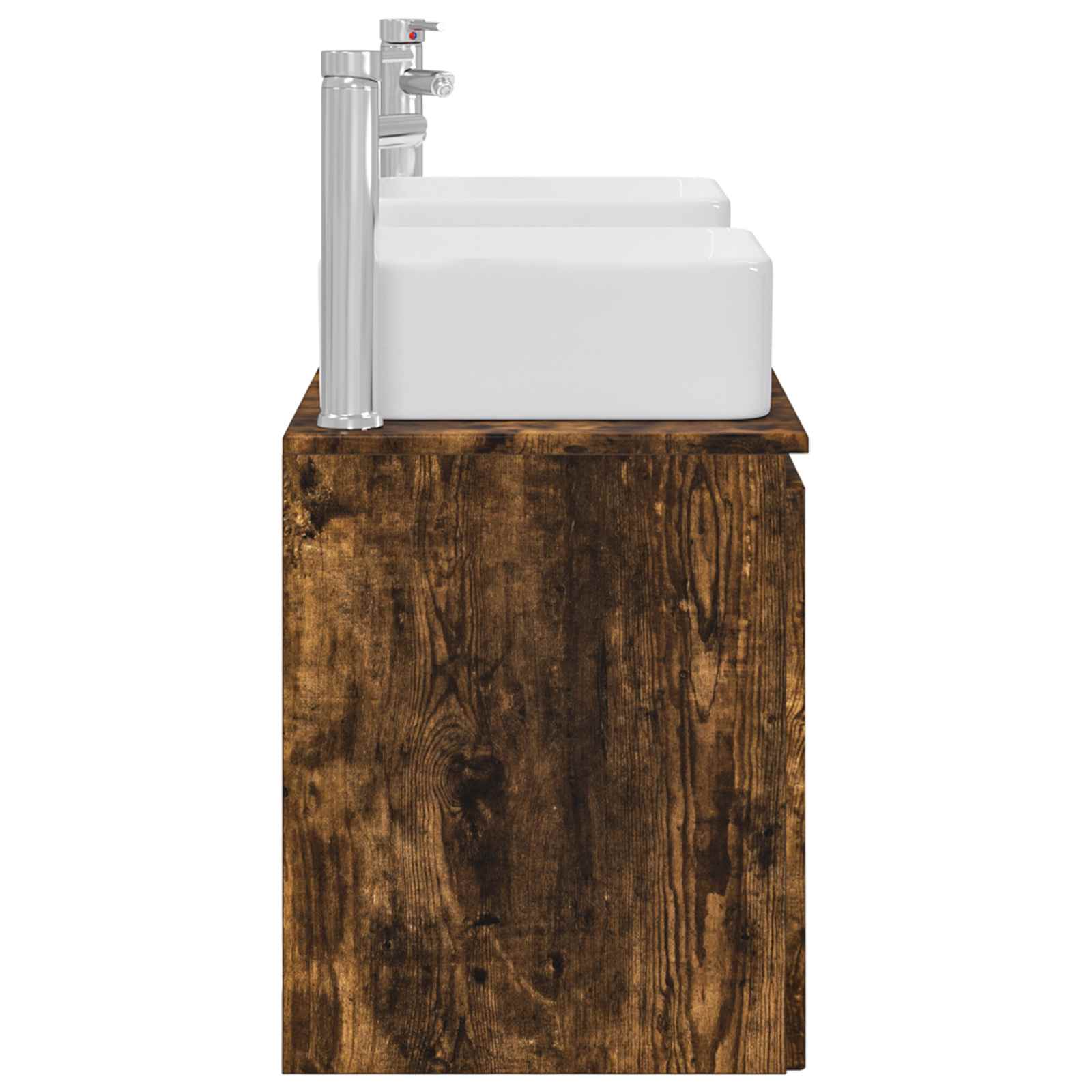 Ensemble d'armoire de salle de bain 3 pc Chêne fumé