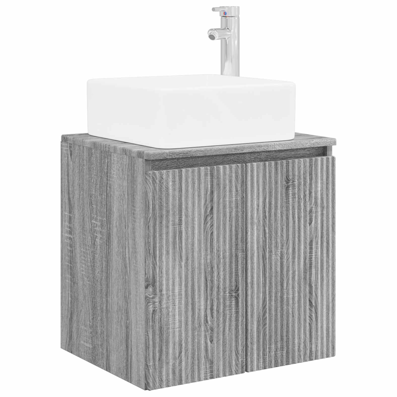 Ensemble d'armoire de salle de bain 3 pc Sonoma gris