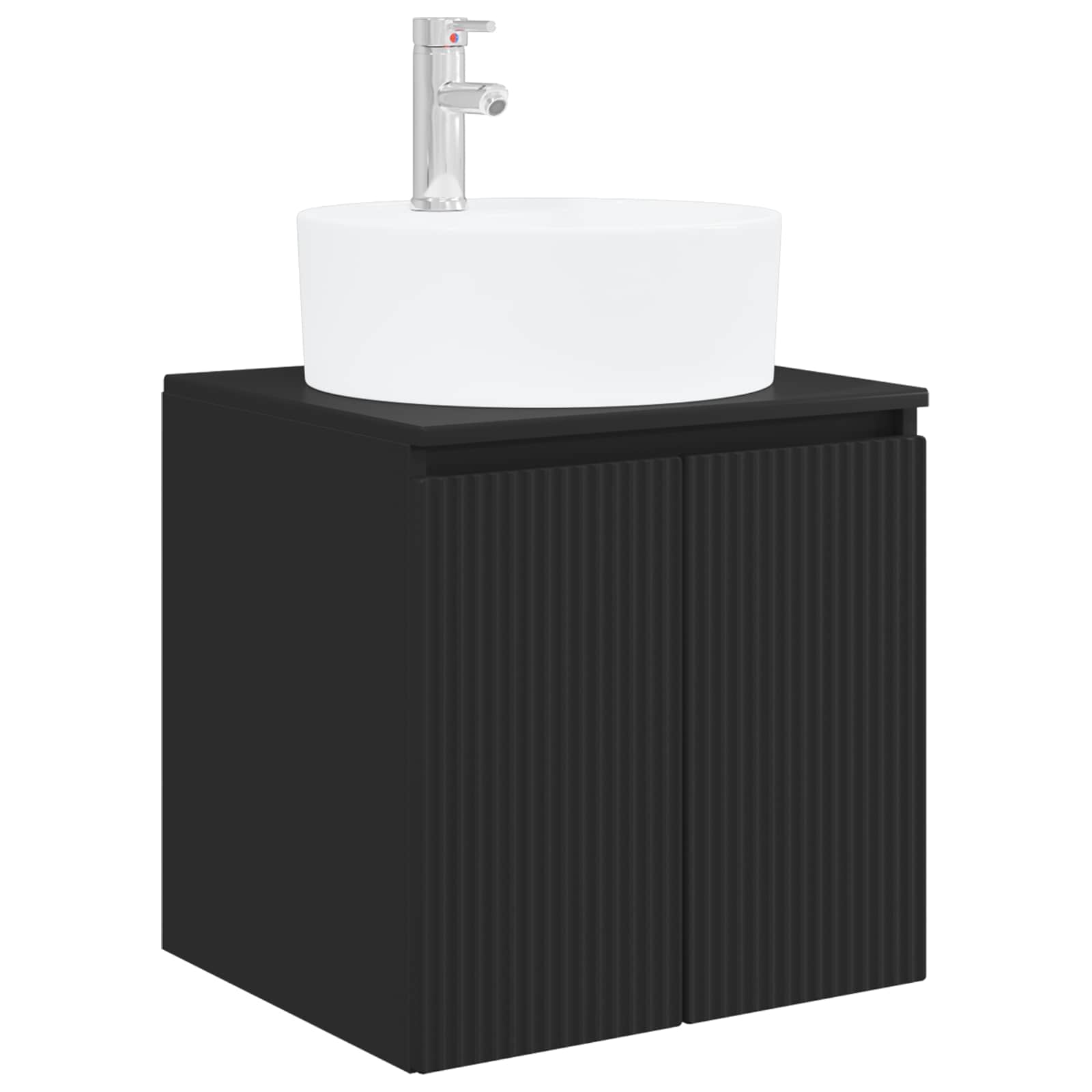 Ensemble d'armoire de salle de bain 3 pc Noir