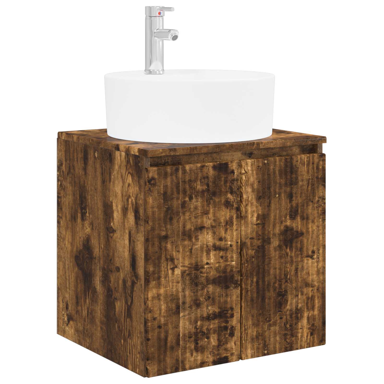 Ensemble d'armoire de salle de bain 3 pc Chêne fumé