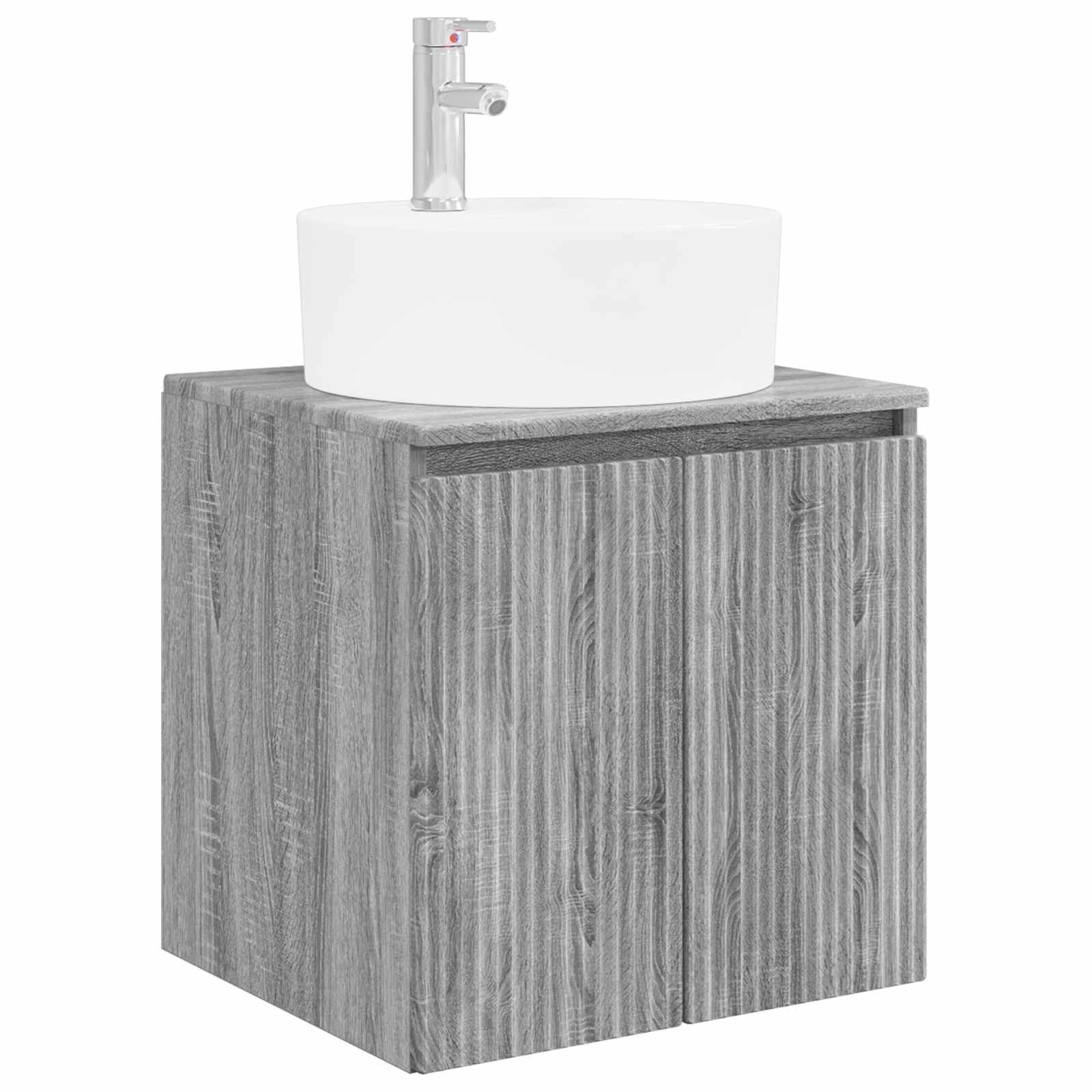 Ensemble d'armoire de salle de bain 3 pc Sonoma gris