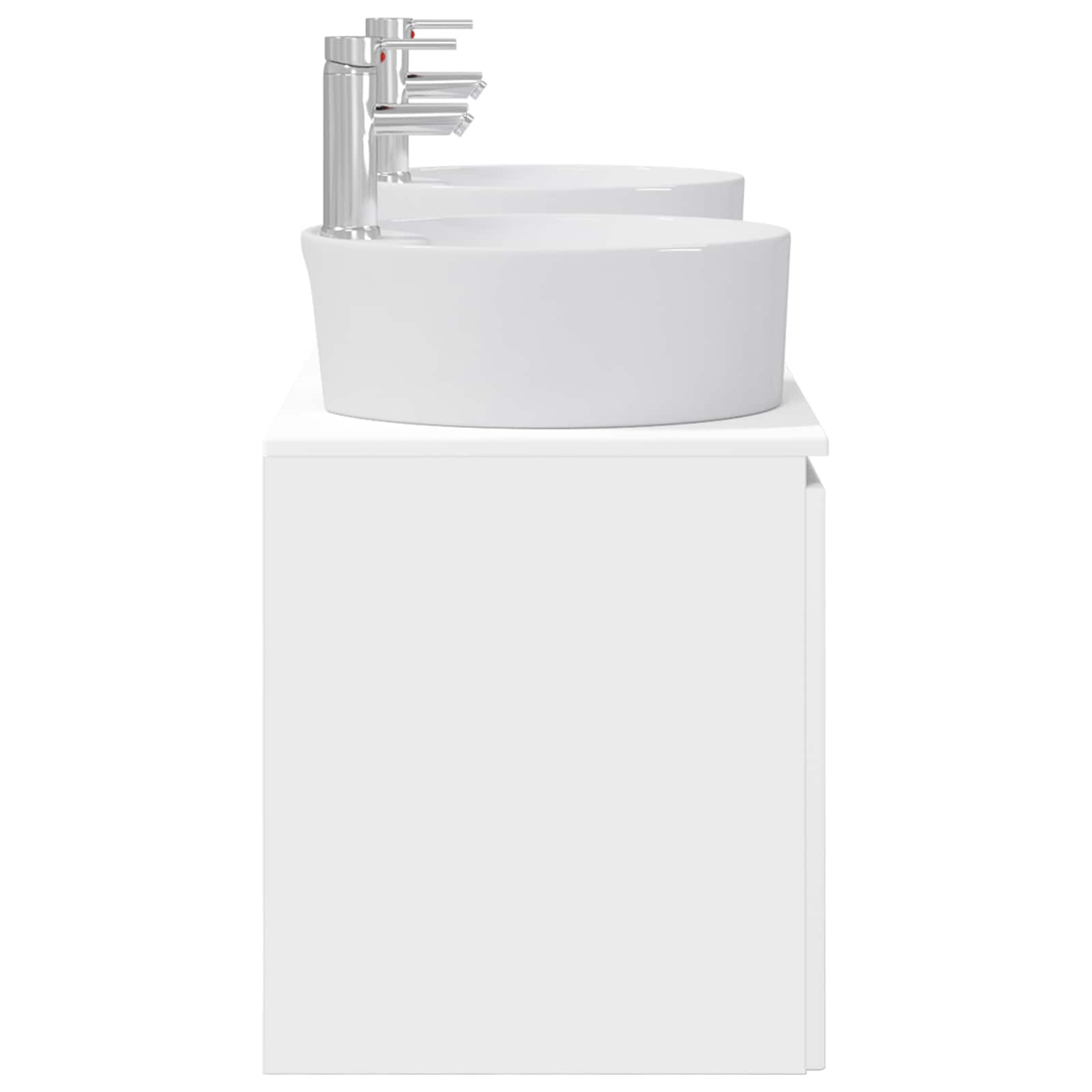 Ensemble d'armoire de salle de bain 3 pc Blanc