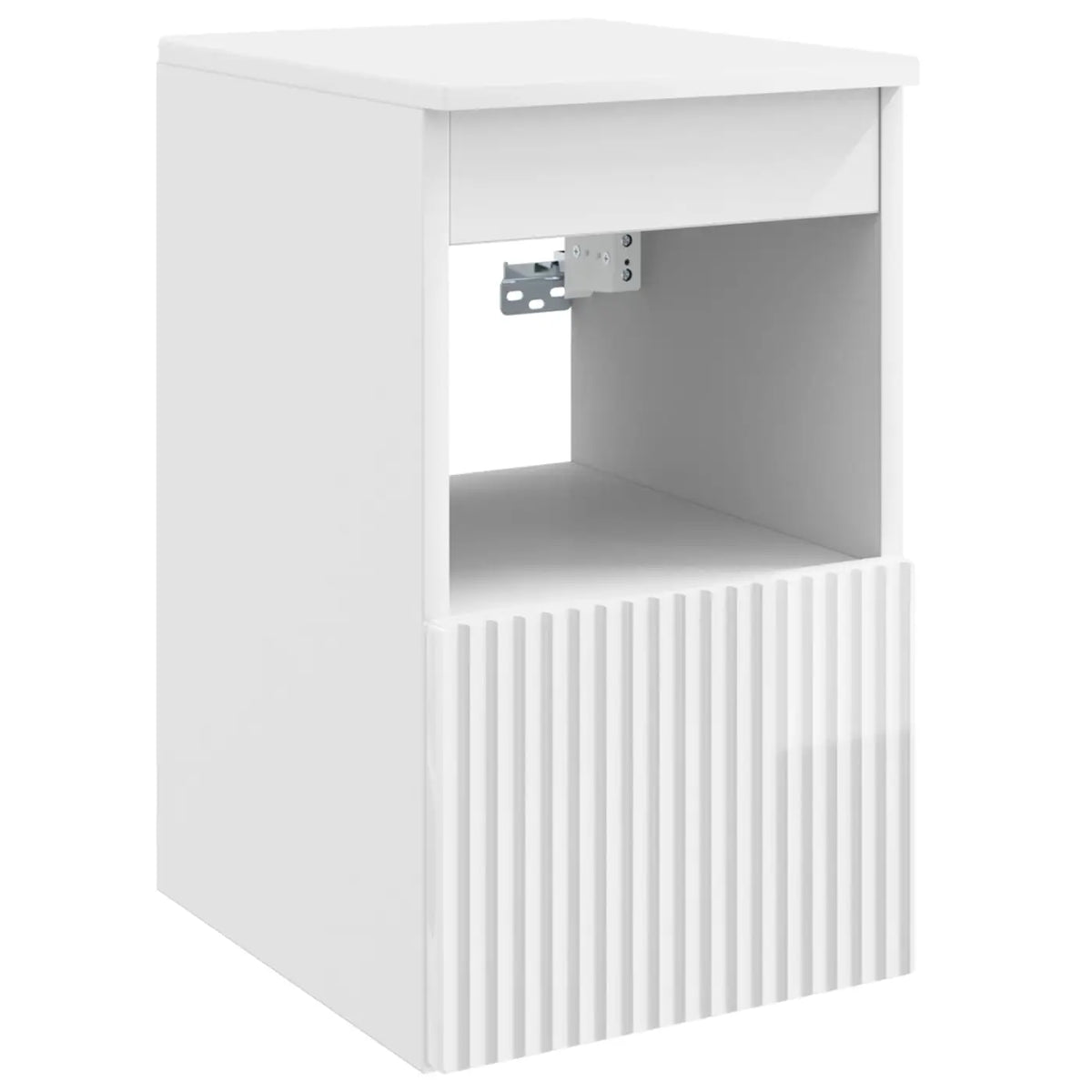 Ensemble d’armoire de salle de bain 3 pc Blanc brillant - XIOS